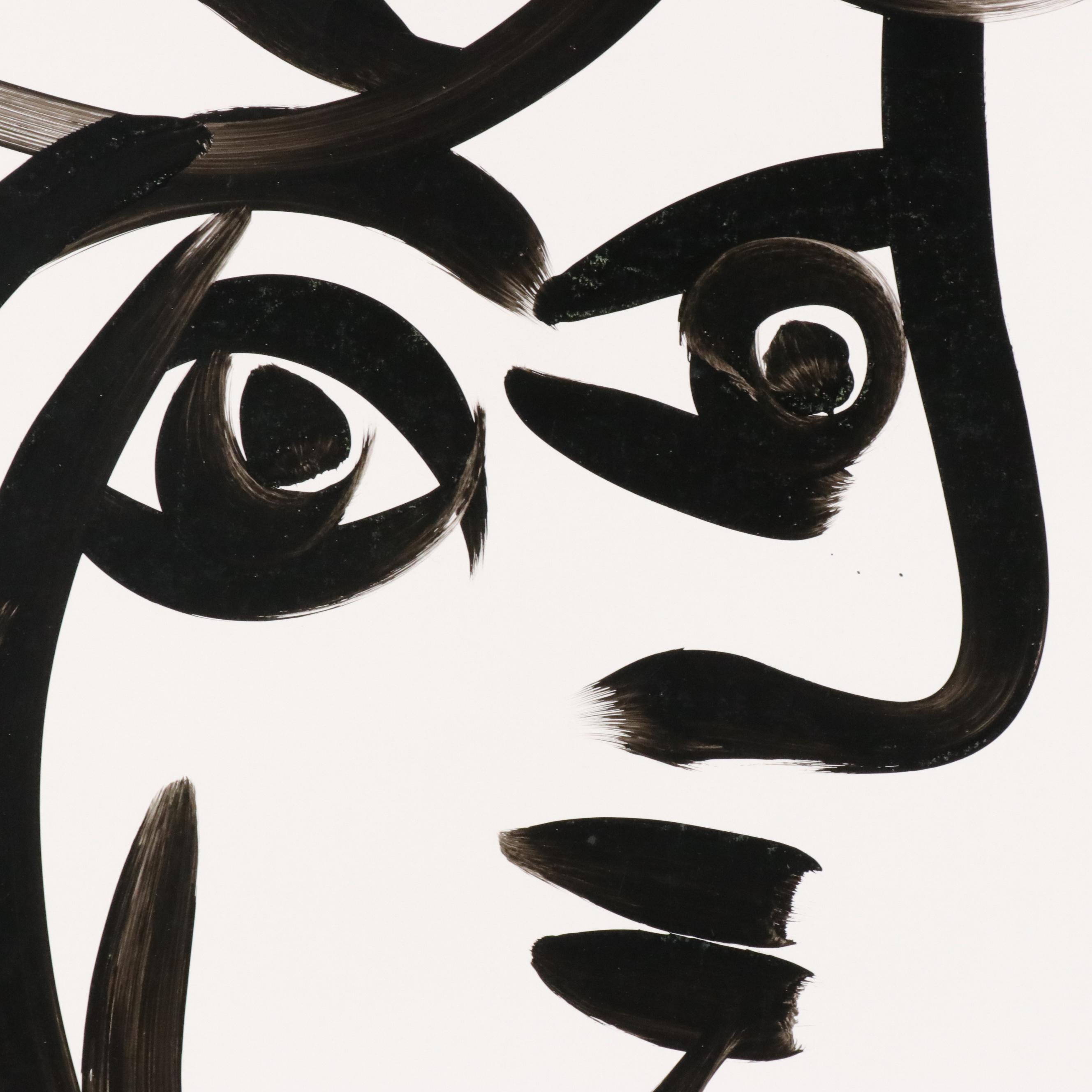 Peter Keil Abstract Acrylic Portrait