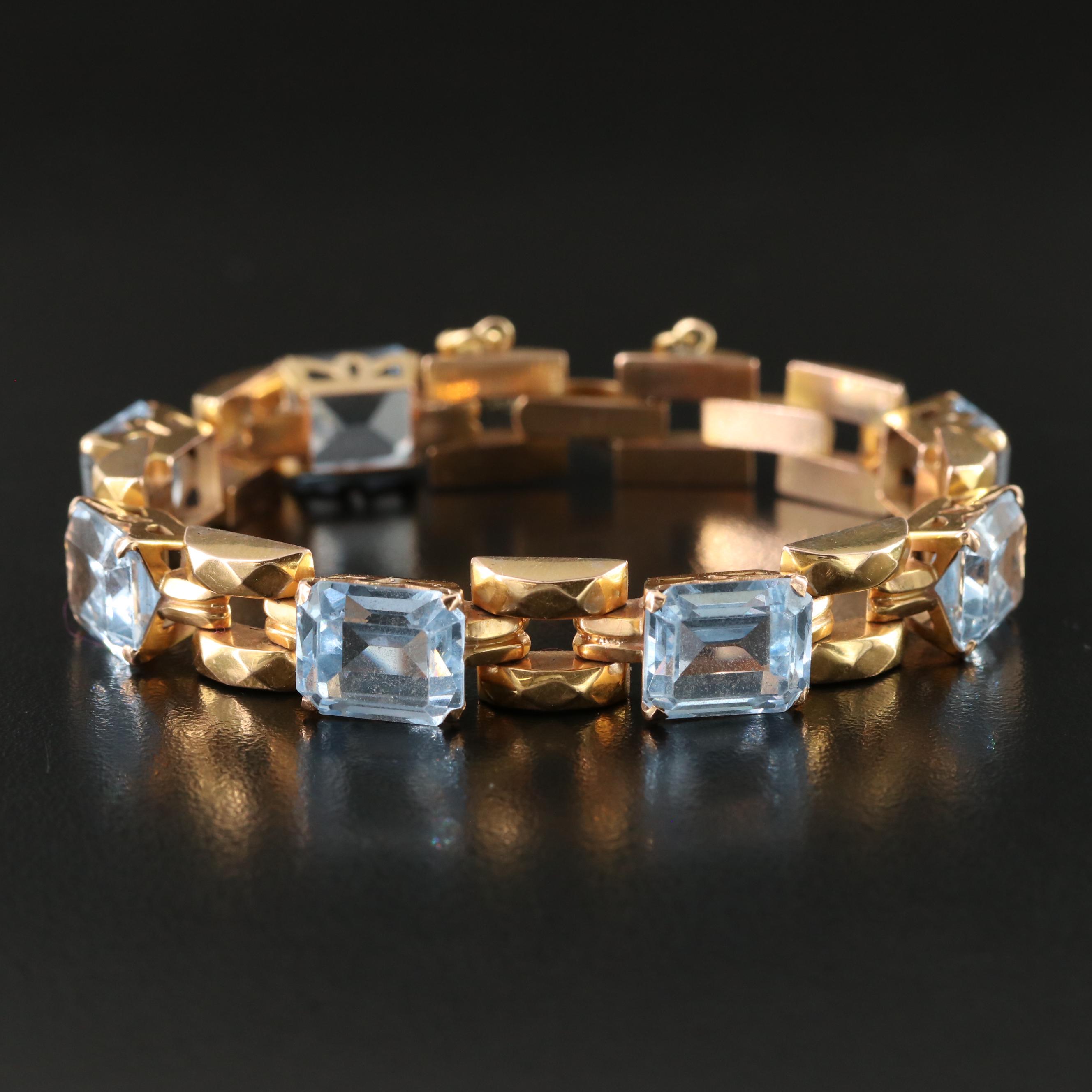 Retro 18K Spinel Bracelet