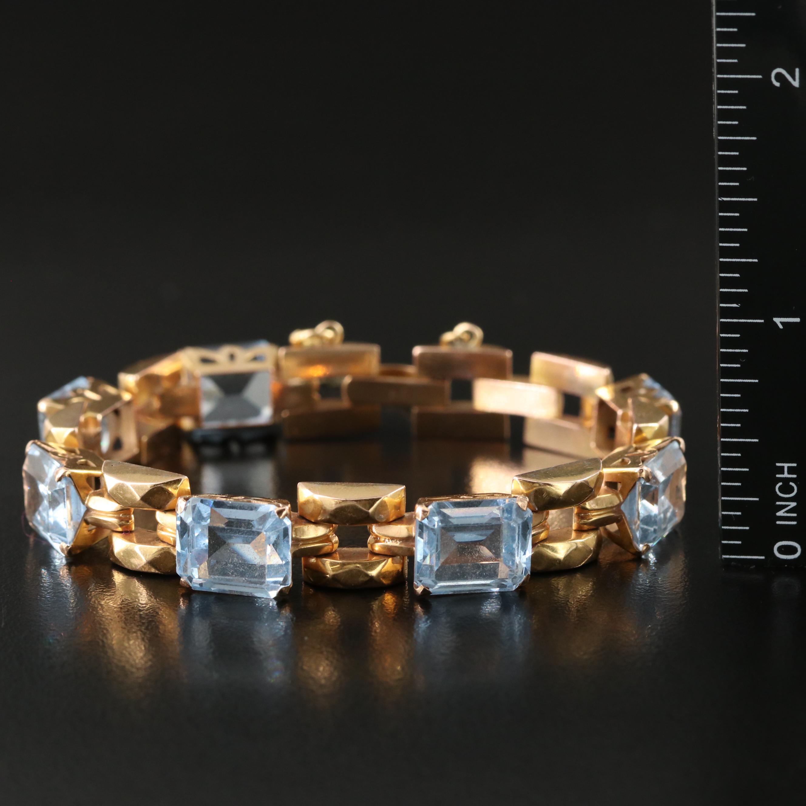 Retro 18K Spinel Bracelet