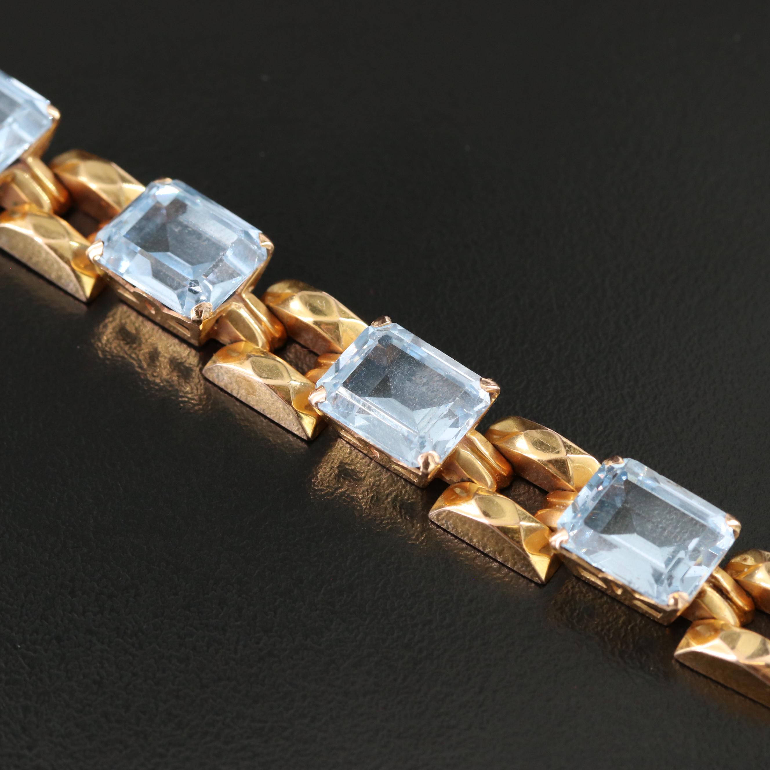 Retro 18K Spinel Bracelet