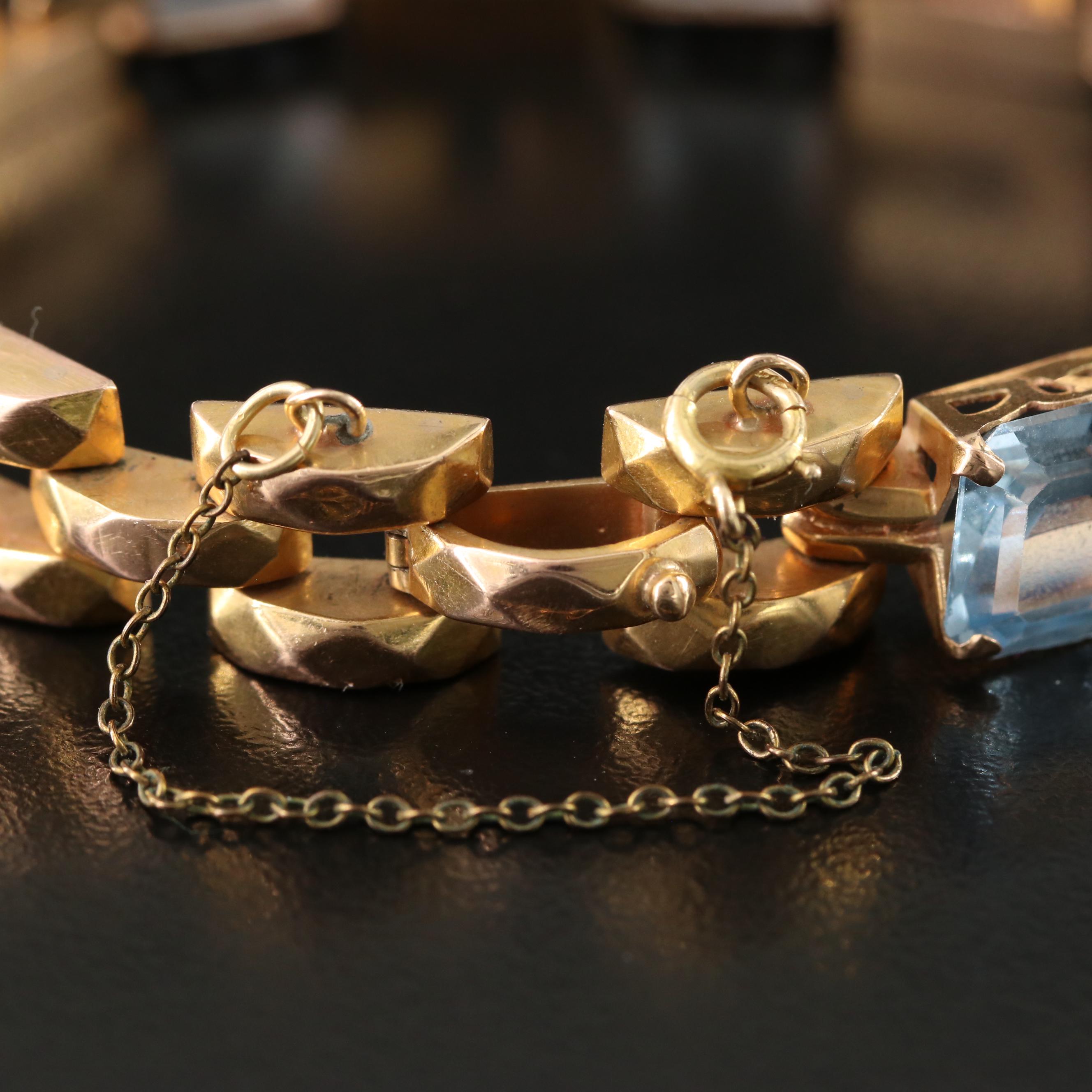 Retro 18K Spinel Bracelet