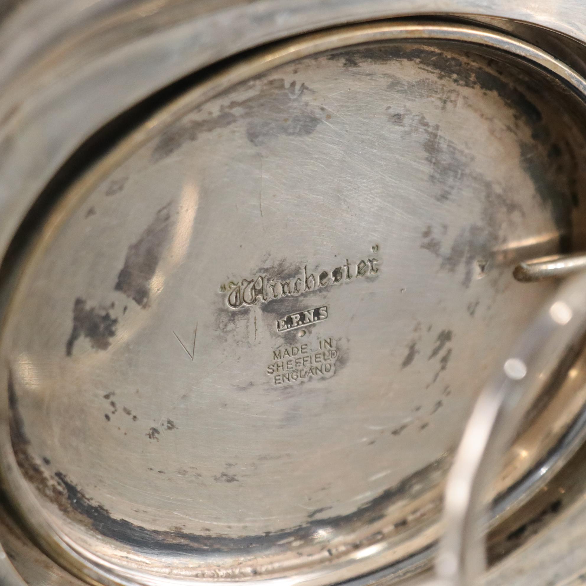 Winchester Silver Plate Coffee and Tea Service Made In Sheffield England