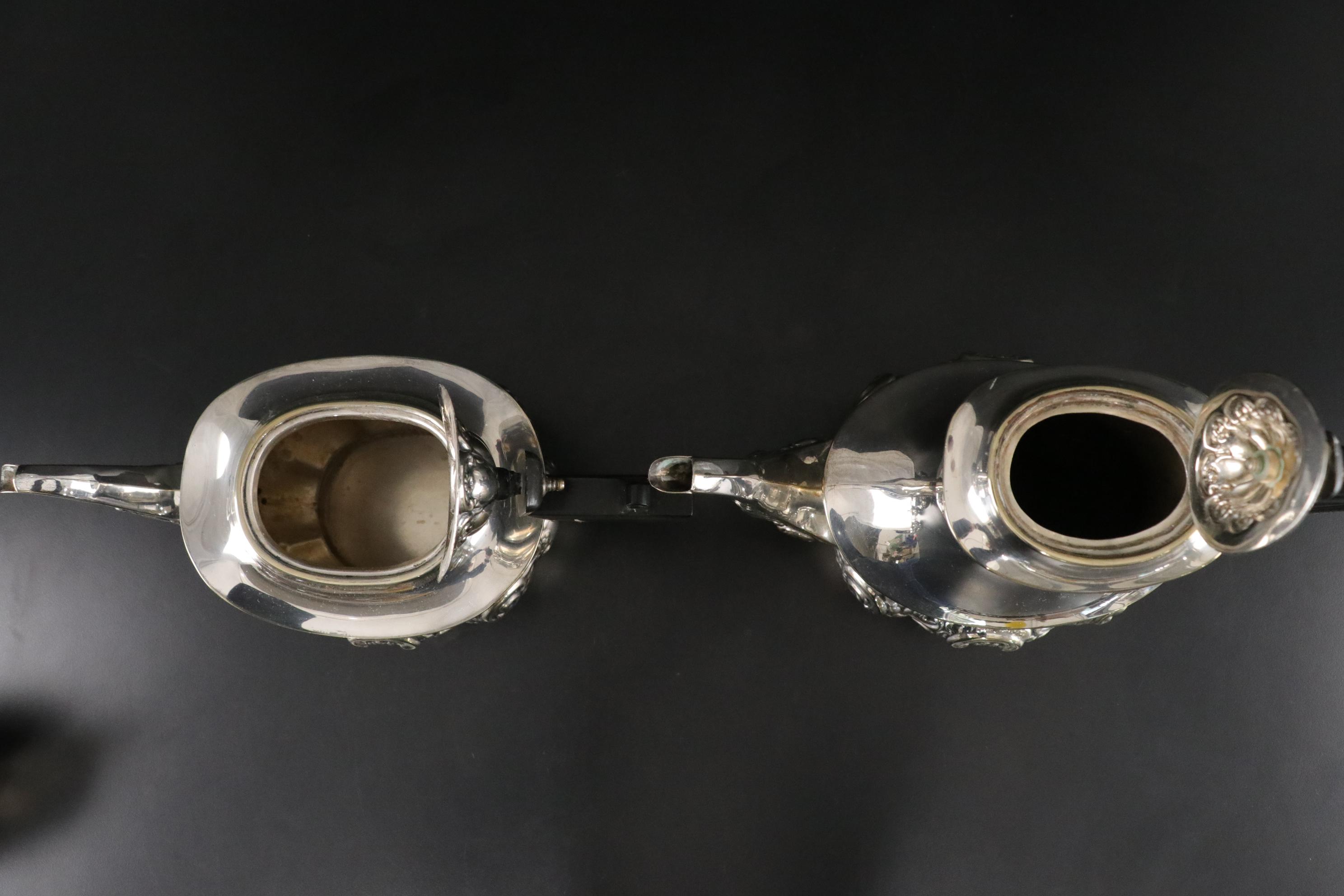 Winchester Silver Plate Coffee and Tea Service Made In Sheffield England