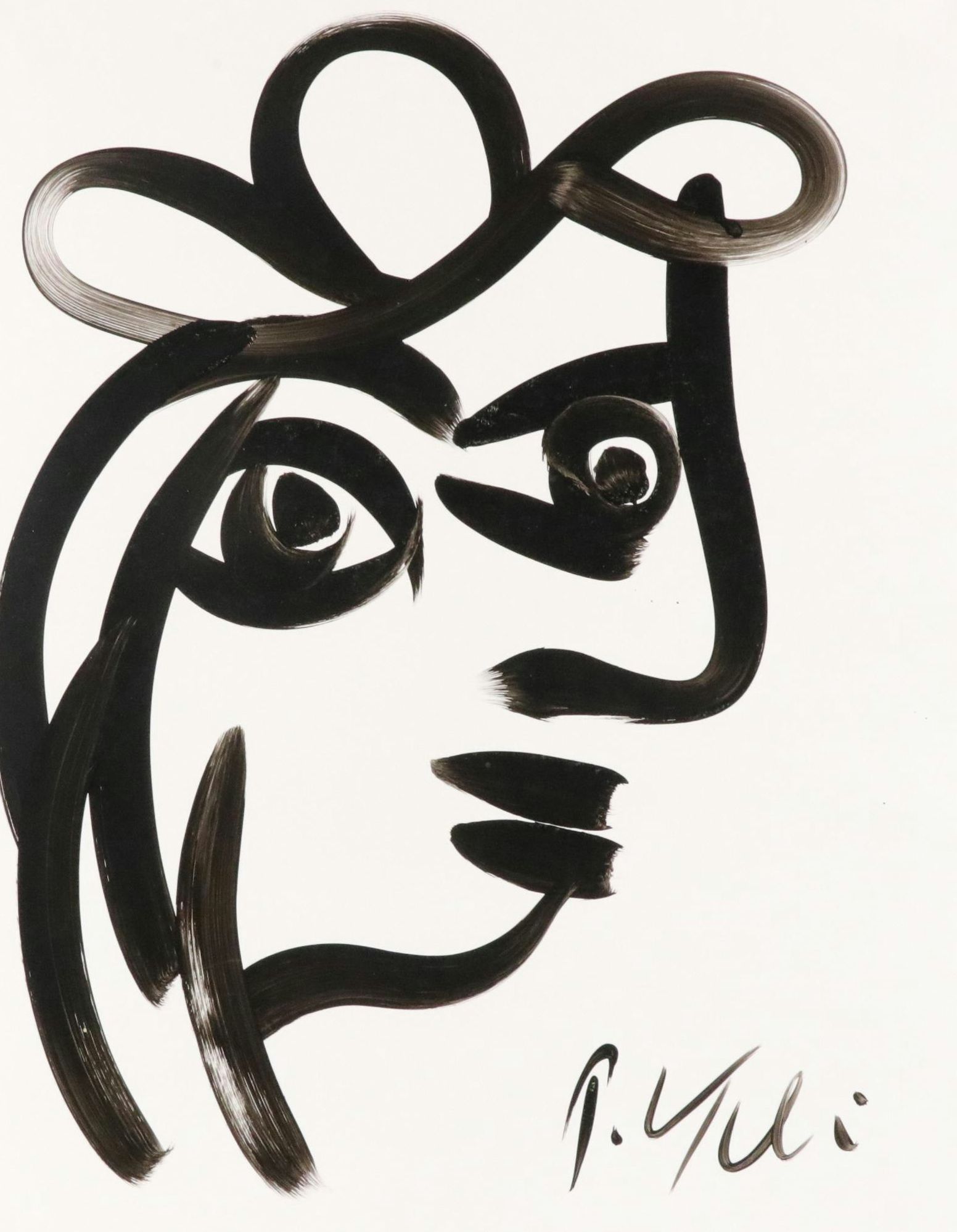 Peter Keil Abstract Acrylic Portrait