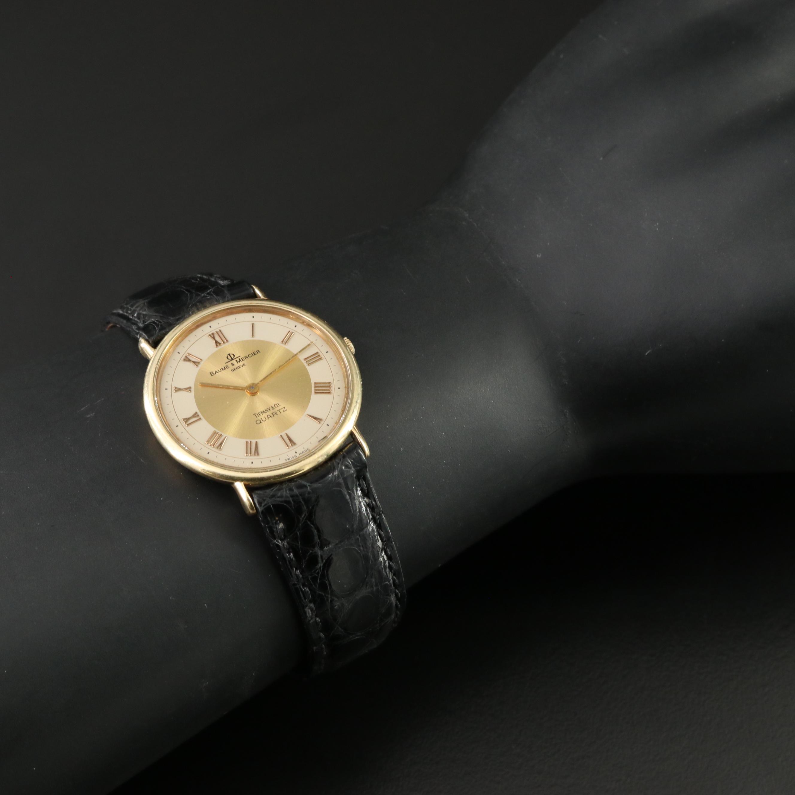 14K Baume & Mercier Tiffany & Co. Quartz Watch