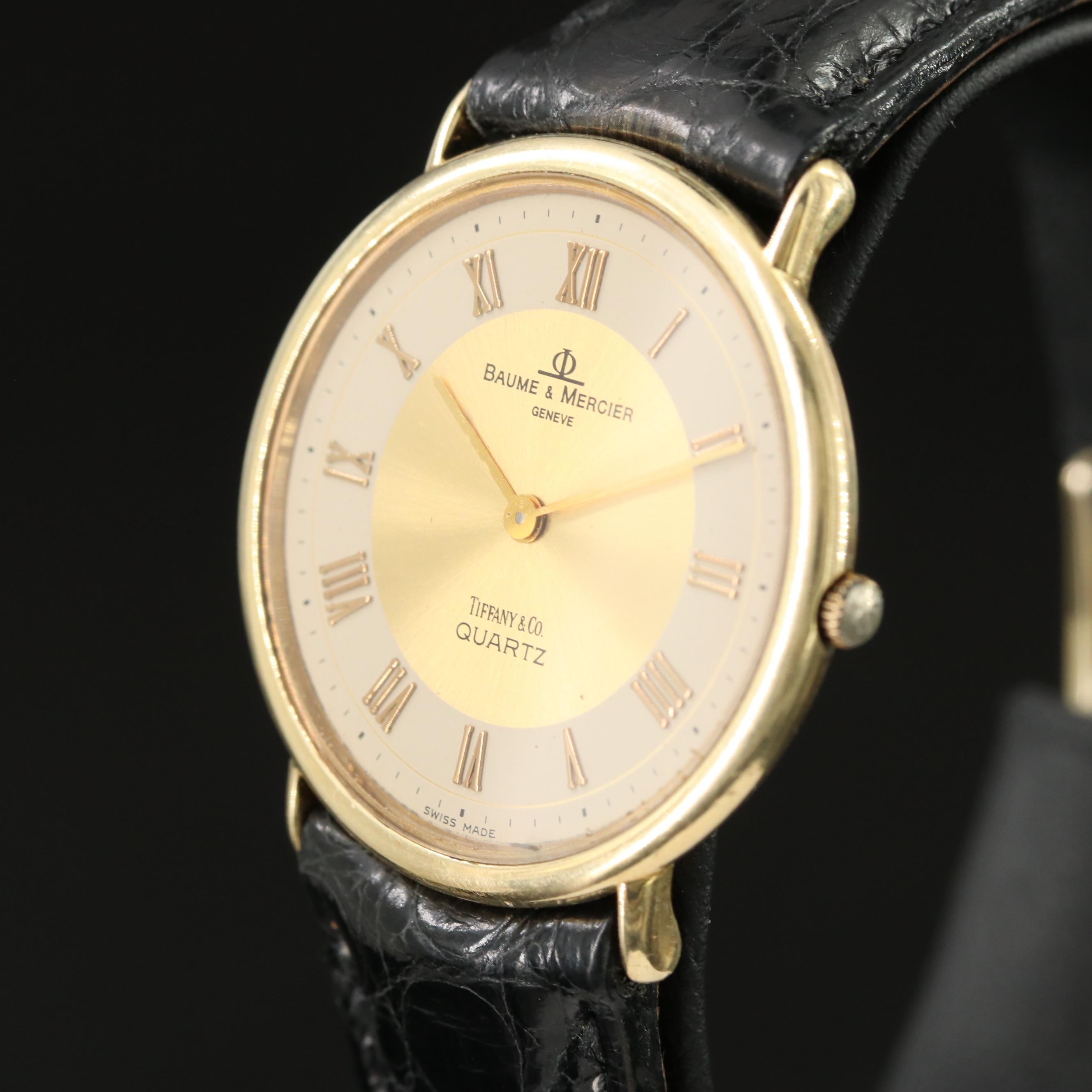 14K Baume & Mercier Tiffany & Co. Quartz Watch