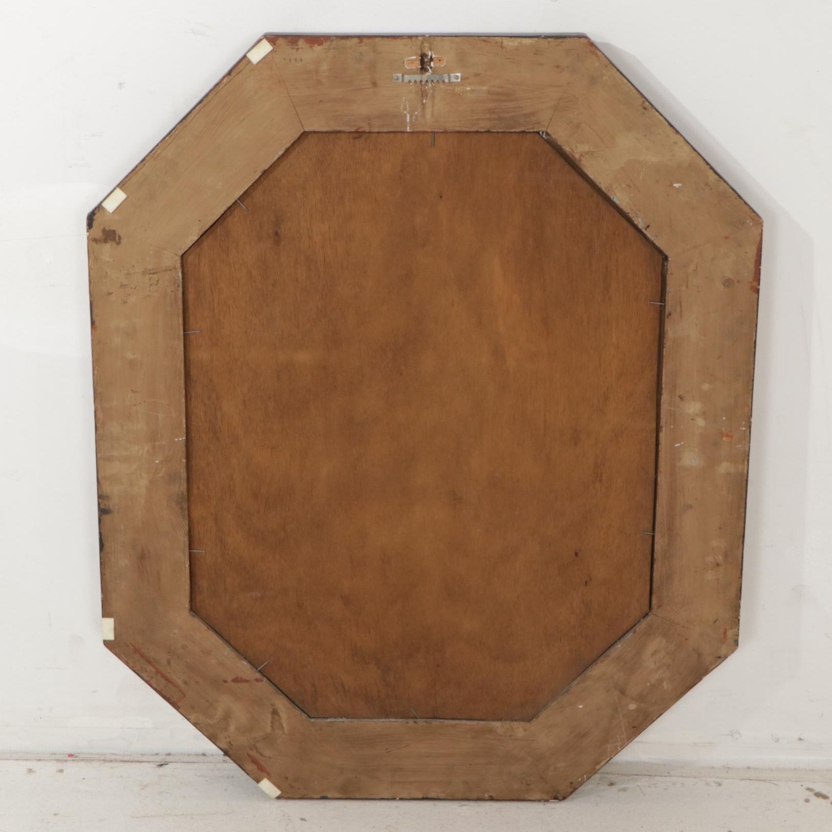 Chapman Spanish Baroque Octagonal Wall Mirror, Late 20th Century