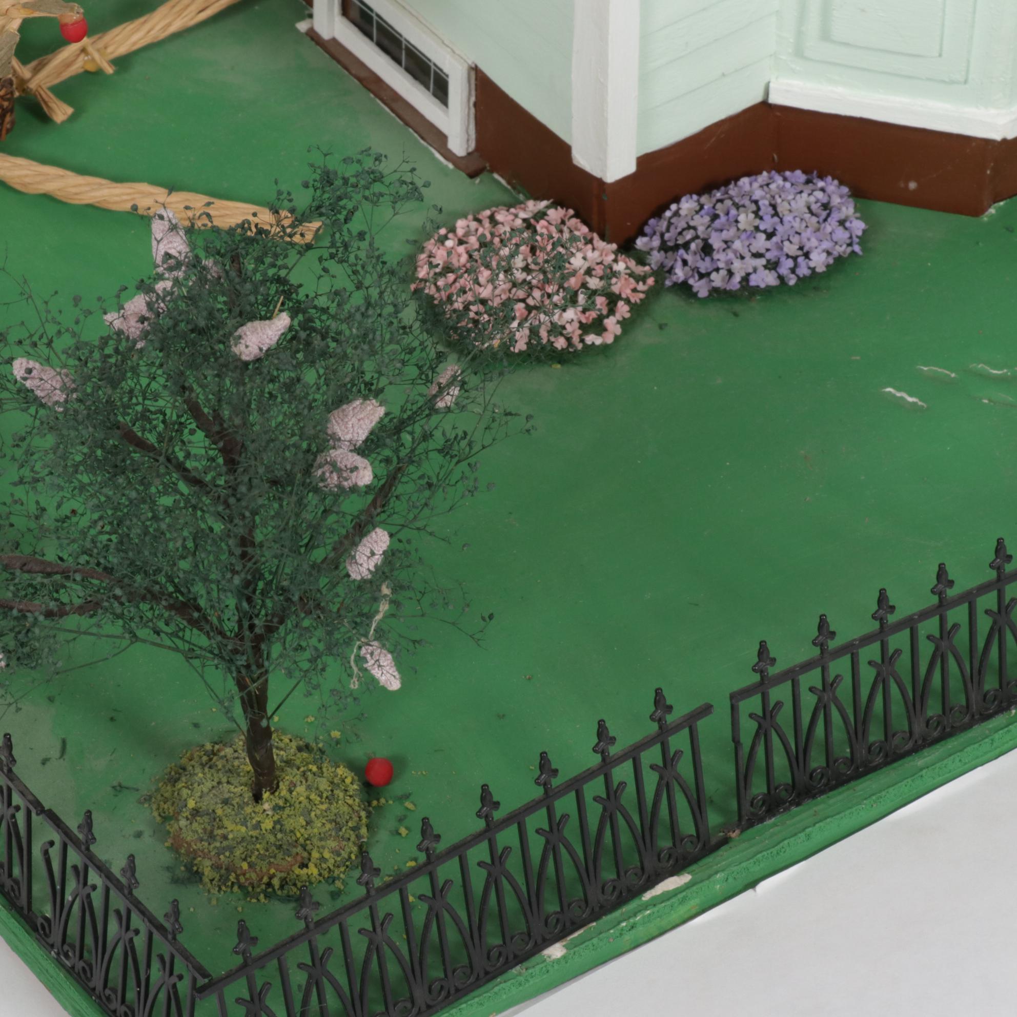 Greenleaf Lighted Victorian Style "Beacon Hill" Doll House with Furnished Rooms