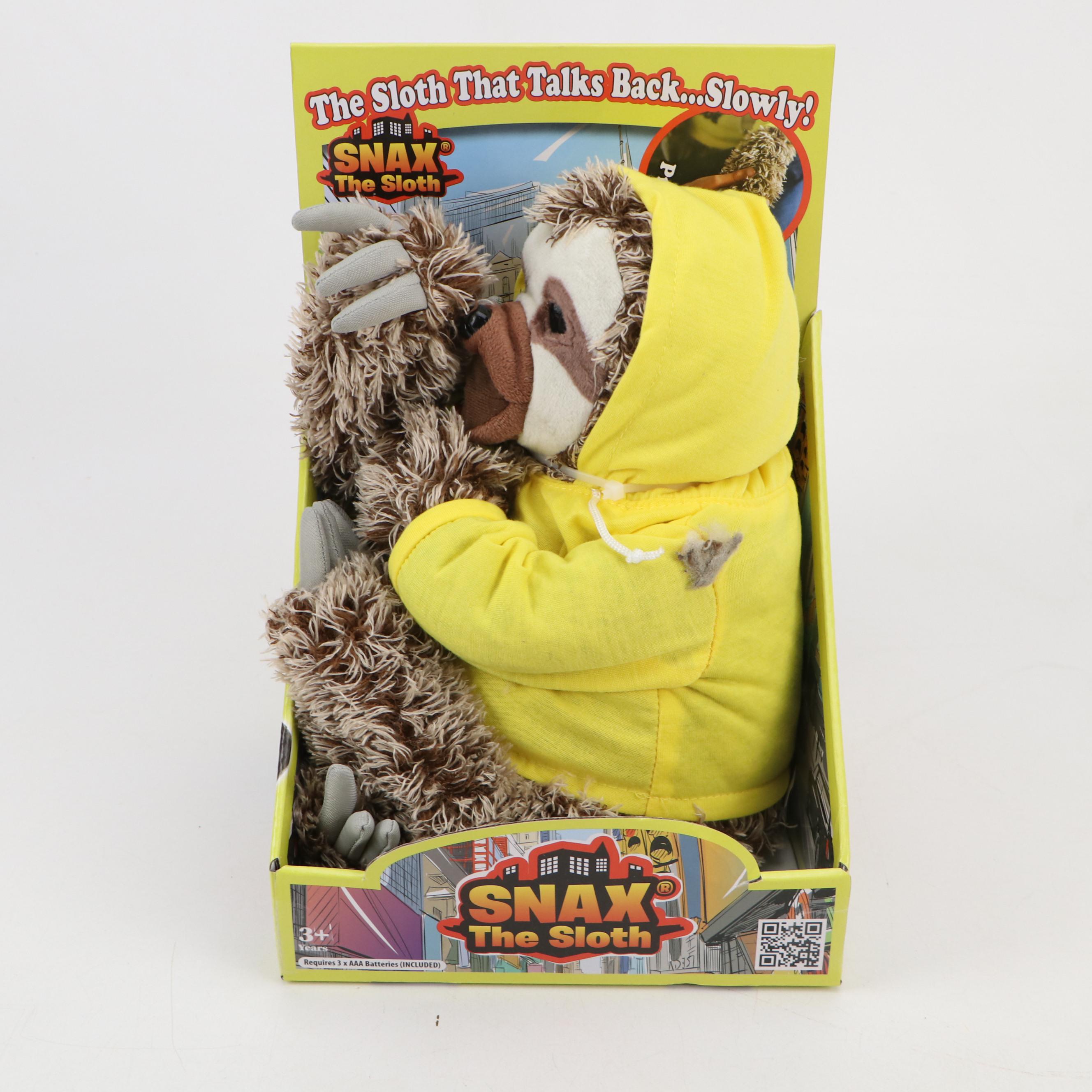 Intersell Ventures "Snax the Sloth" and Gund Stuffed Animals