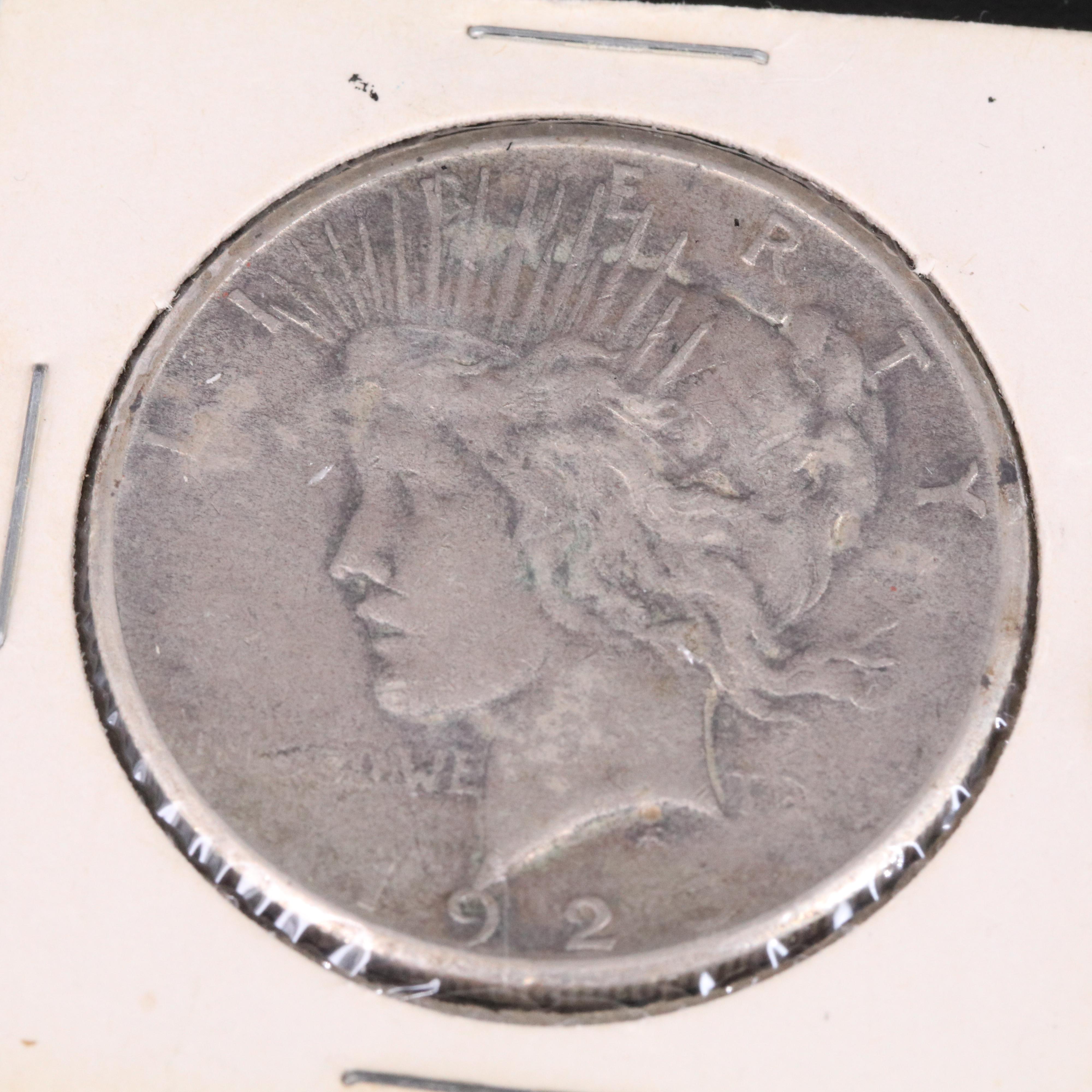 Group of American Silver Coins Including Walking Liberty Half Dollars