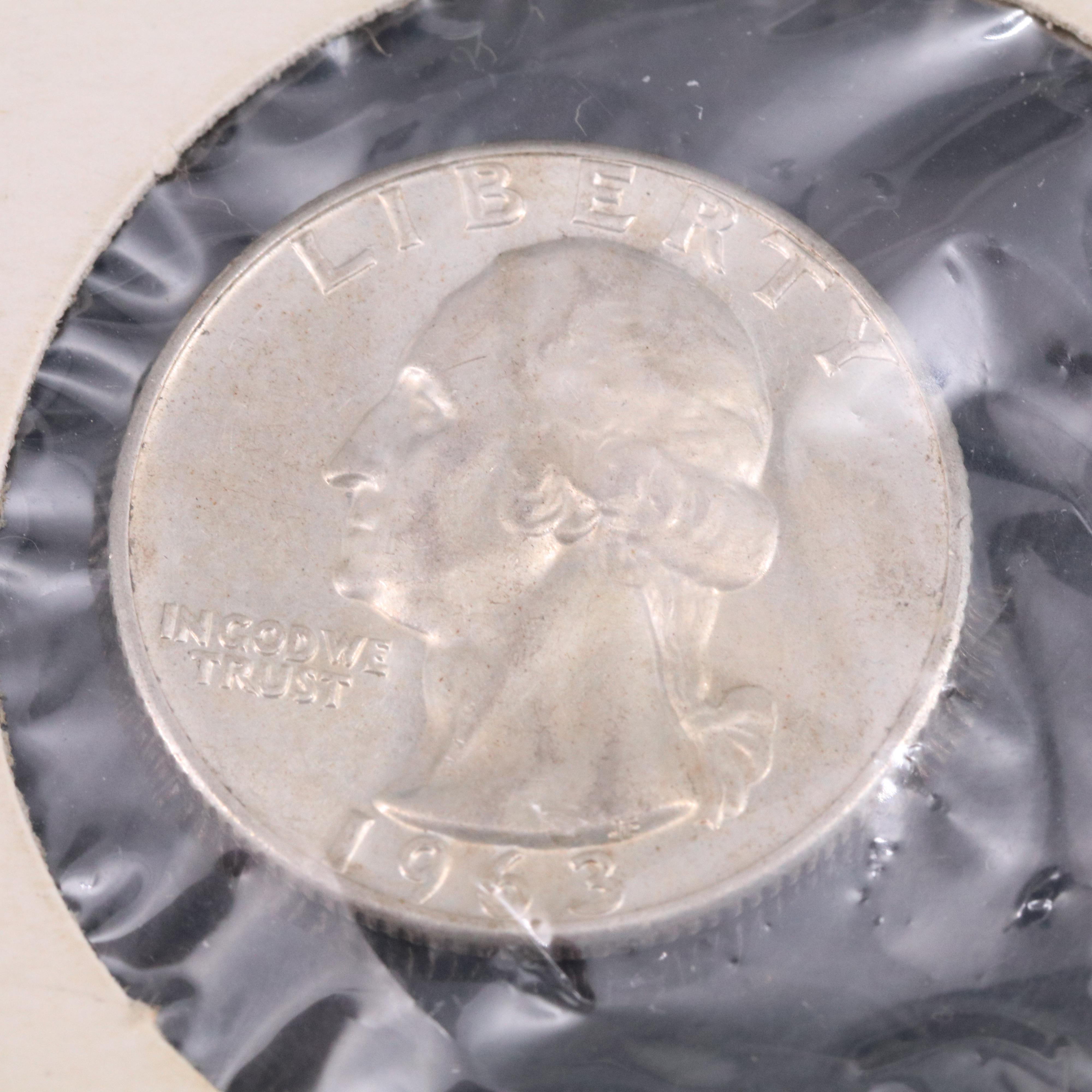 Group of American Silver Coins Including Walking Liberty Half Dollars