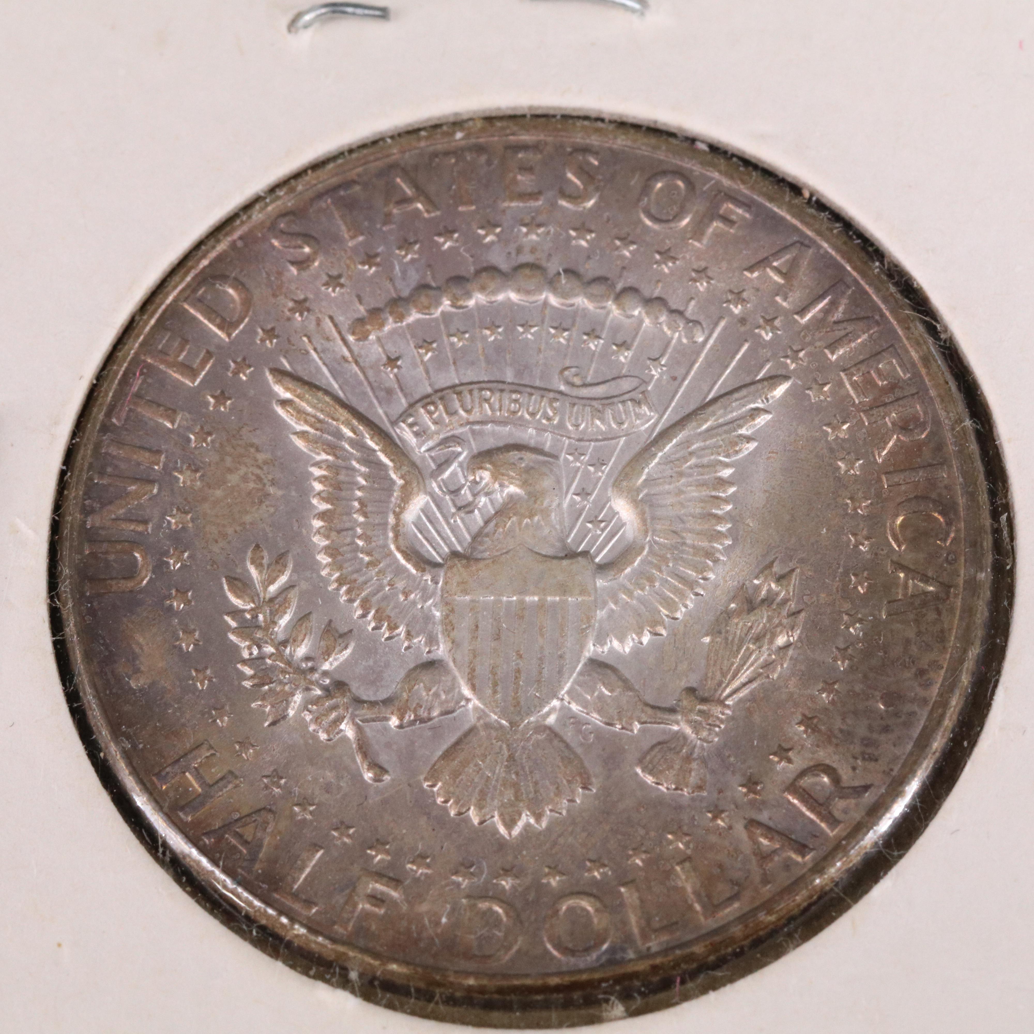 Group of American Silver Coins Including Walking Liberty Half Dollars