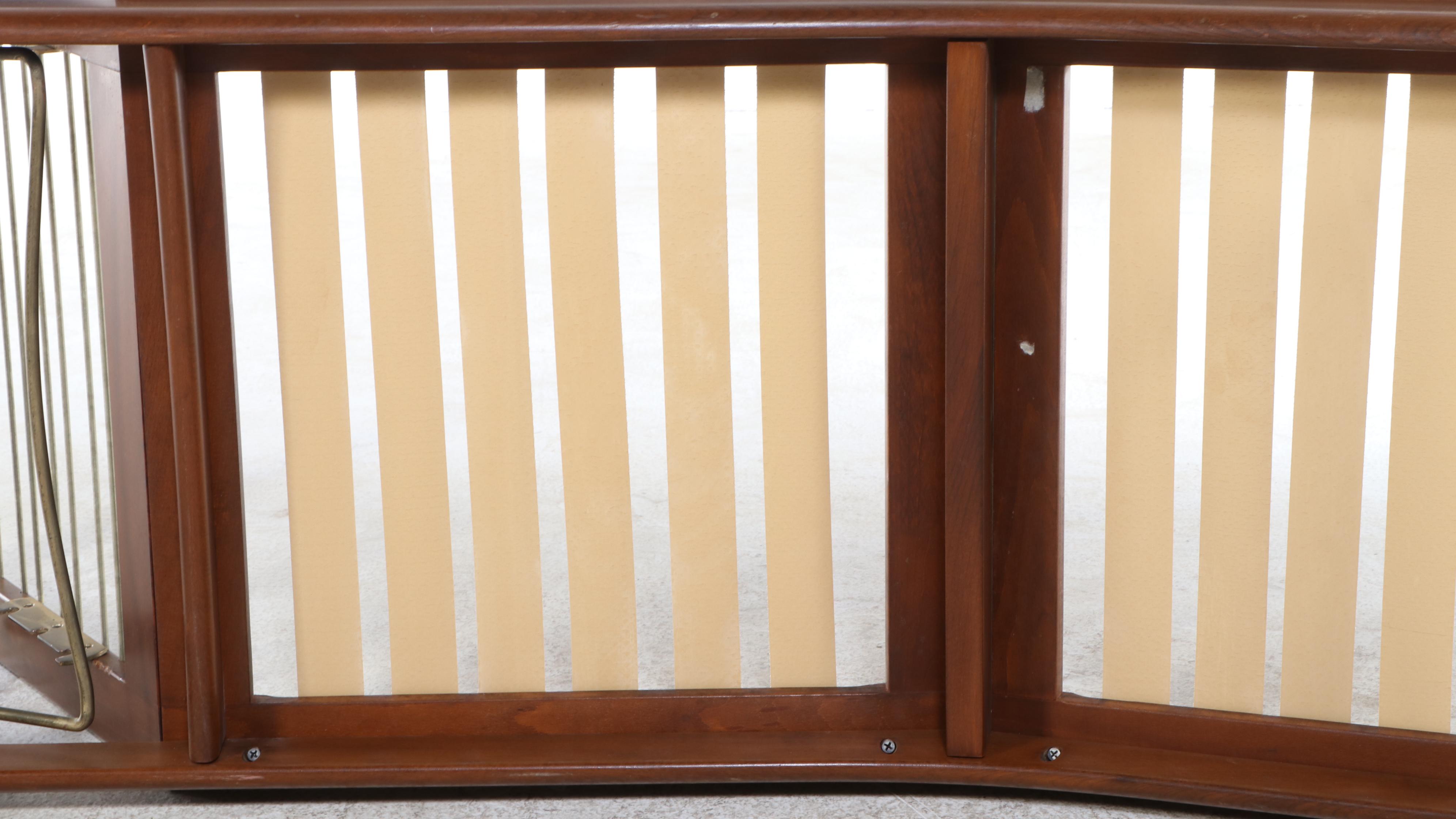 Selig Danish Modern Beech Chaise Lounge, Mid-20th Century