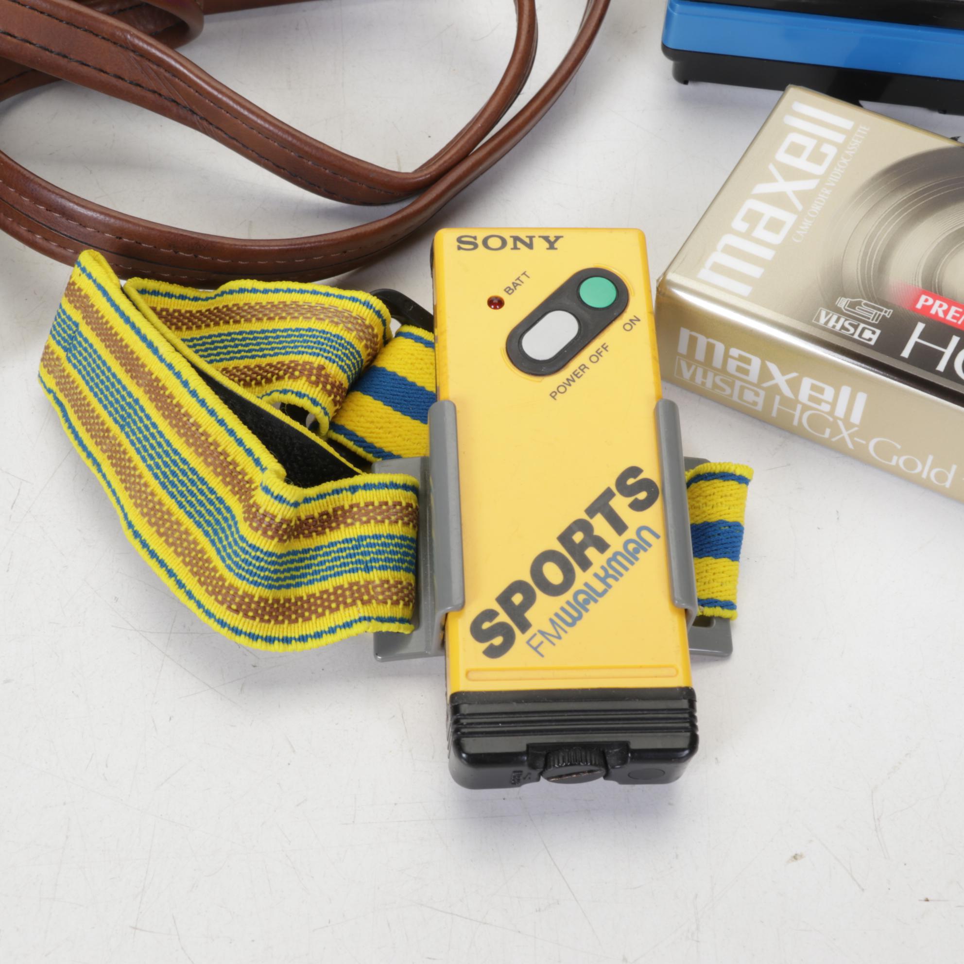 Polaroid SX-70 Camera with Radio & Cassette Players