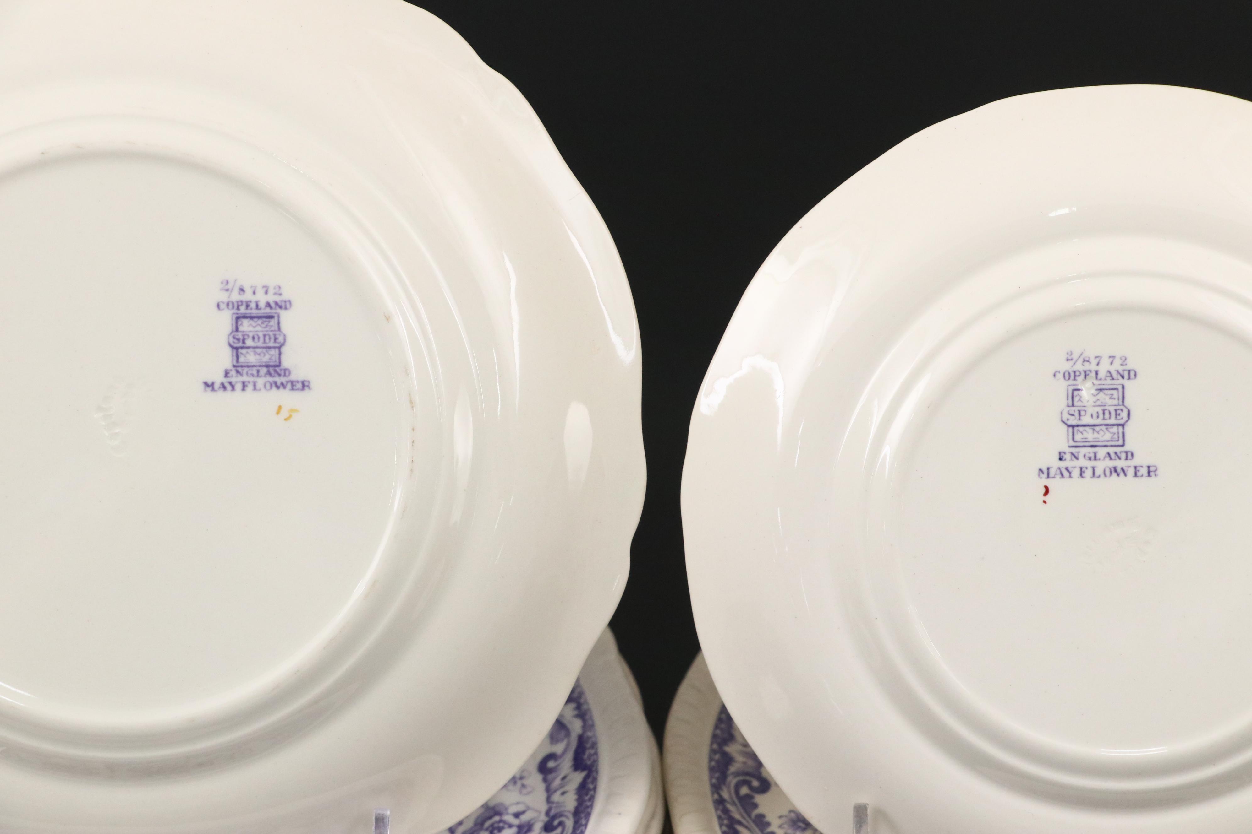 Spode "Mayflower" Ceramic Tea Service and Dinnerware