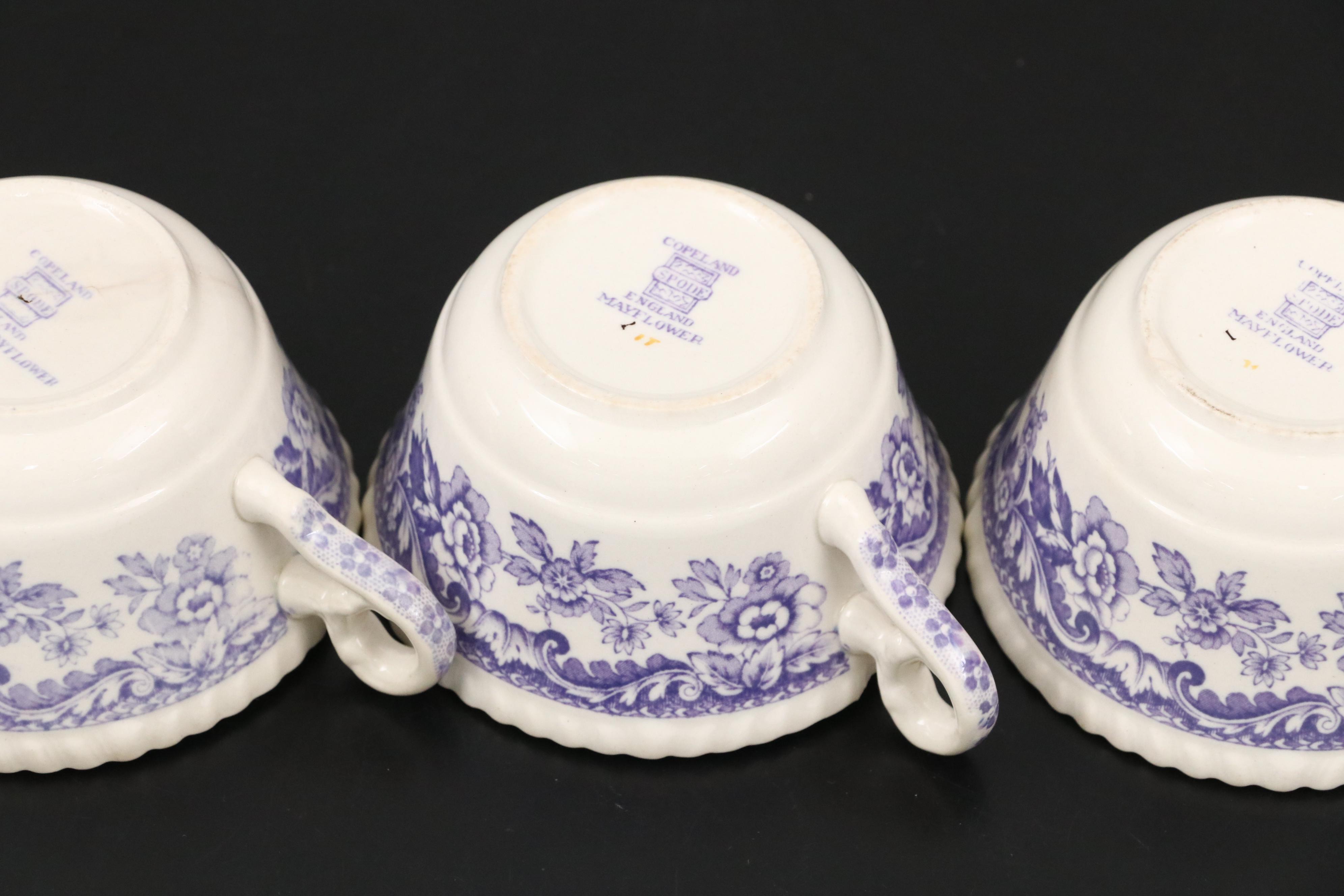 Spode "Mayflower" Ceramic Tea Service and Dinnerware