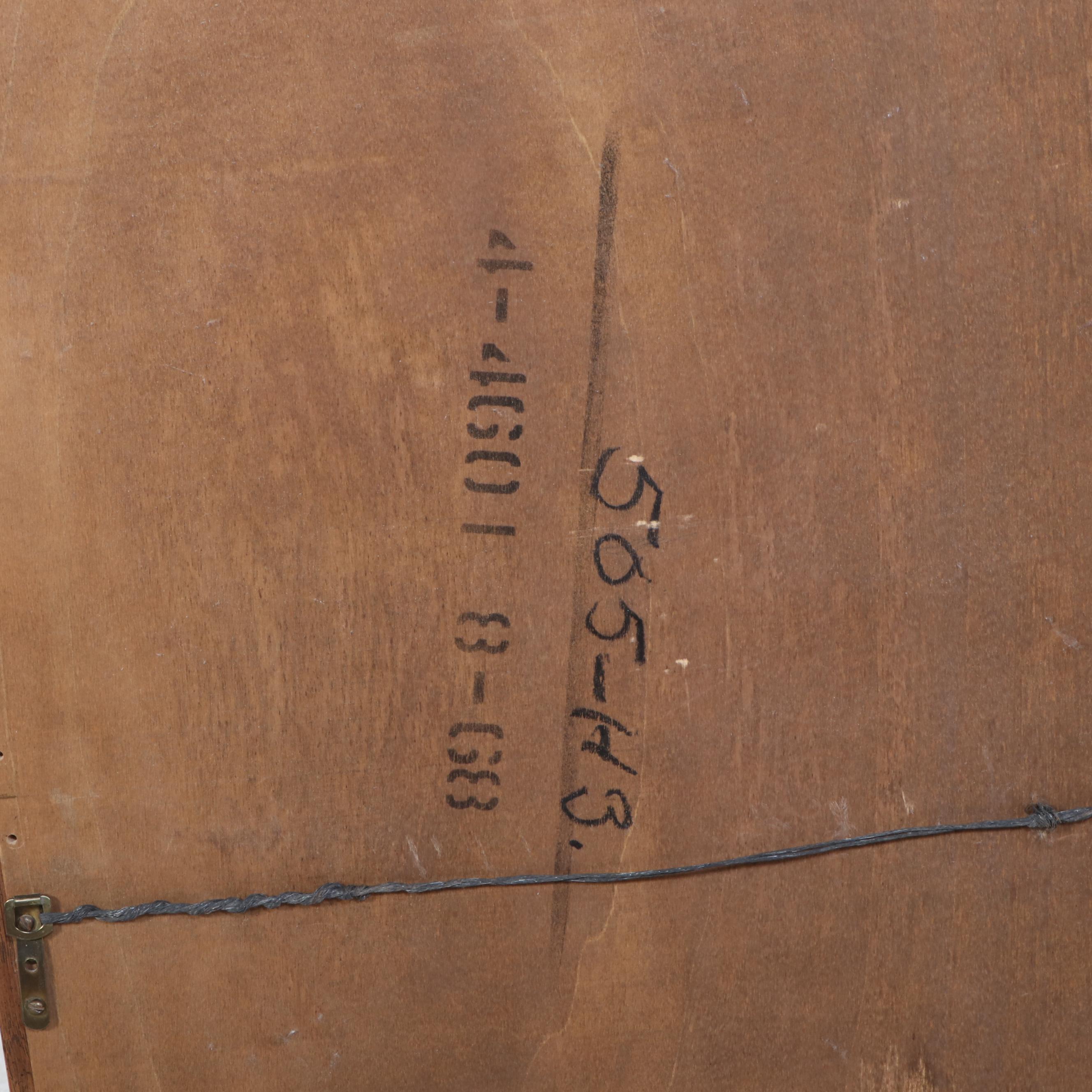 Pair of Henredon Oak Dressing Tables with Mirrors, Late 20th Century
