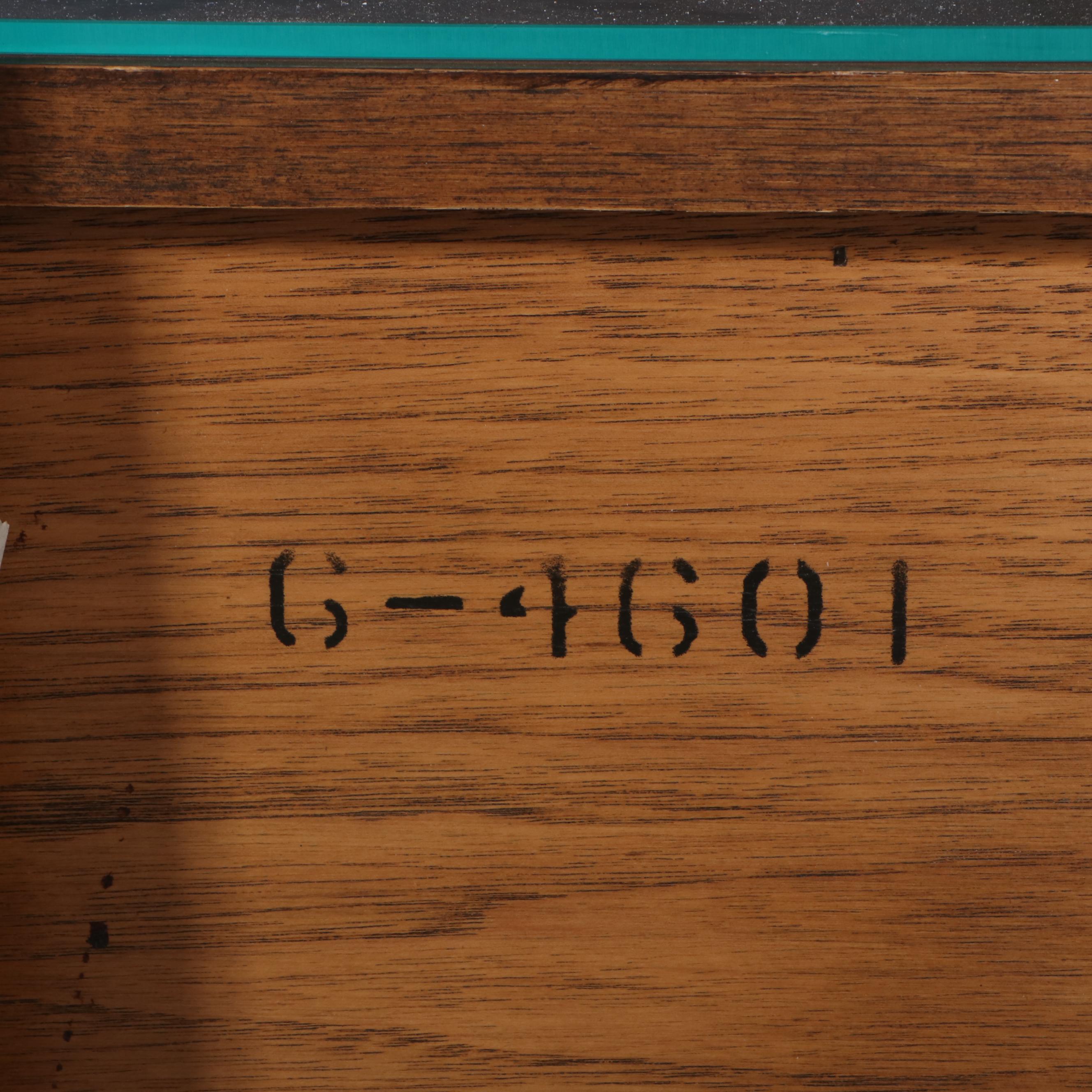 Pair of Henredon Oak Dressing Tables with Mirrors, Late 20th Century