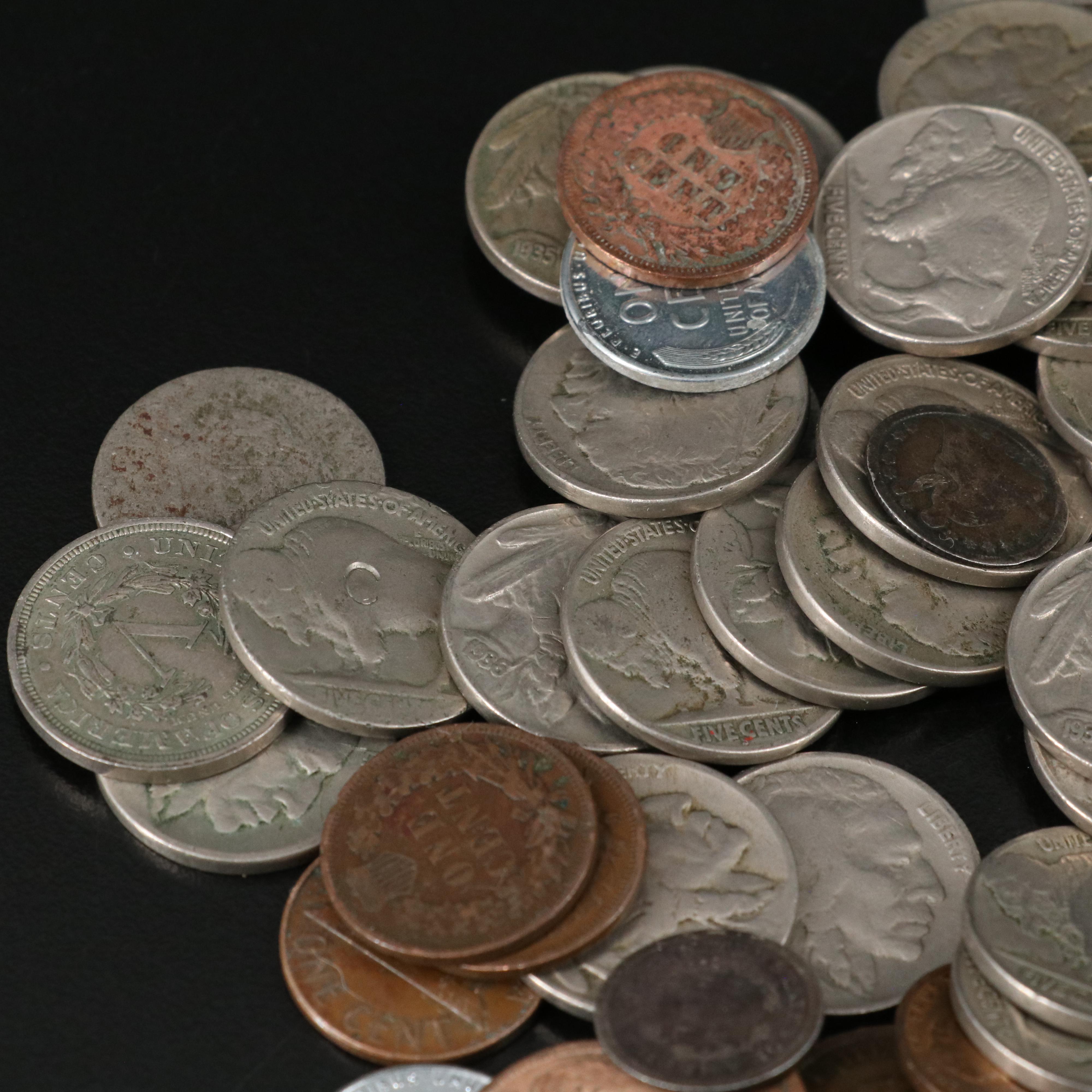 157 Antique to Vintage U.S. Coins, Including Liberty Seated