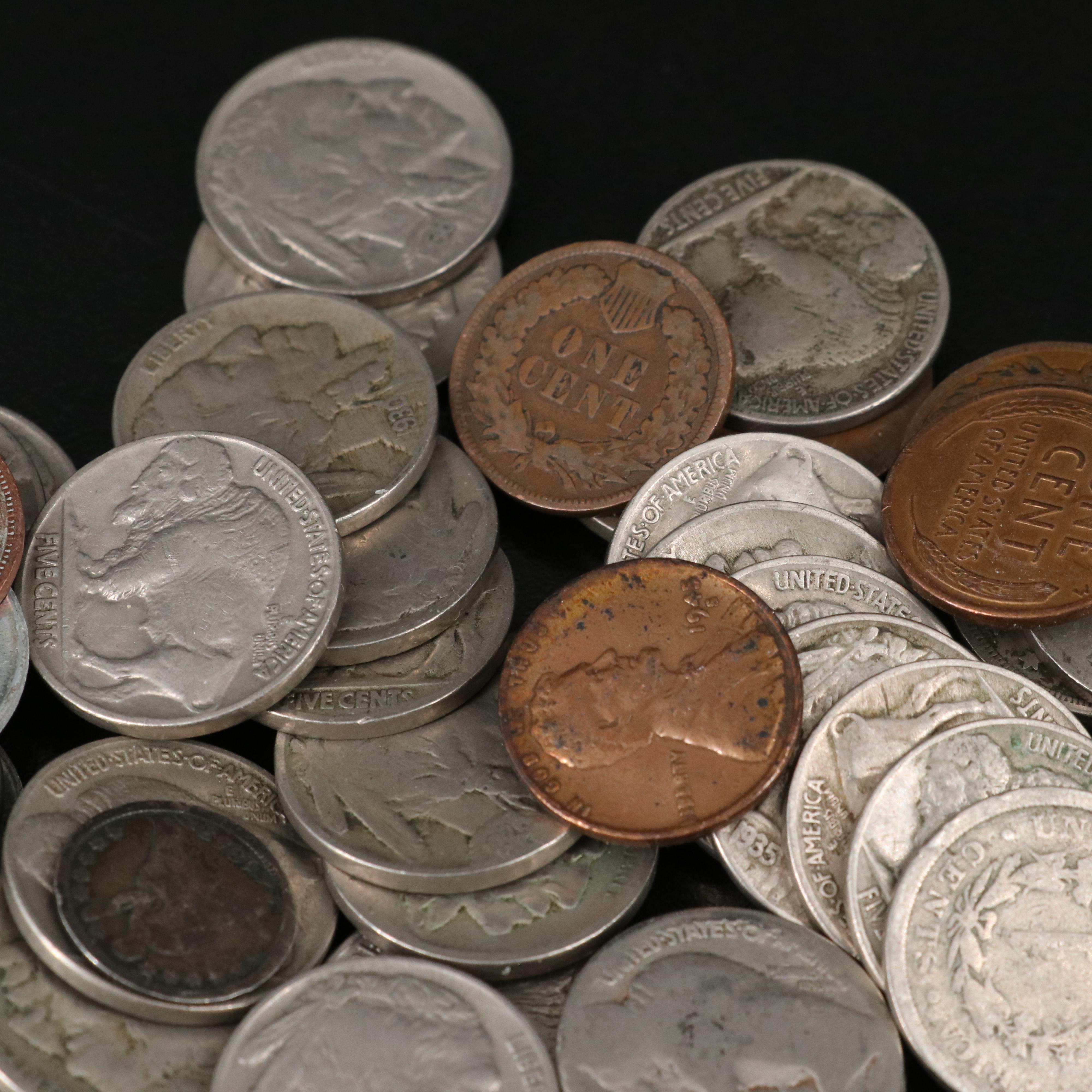 157 Antique to Vintage U.S. Coins, Including Liberty Seated