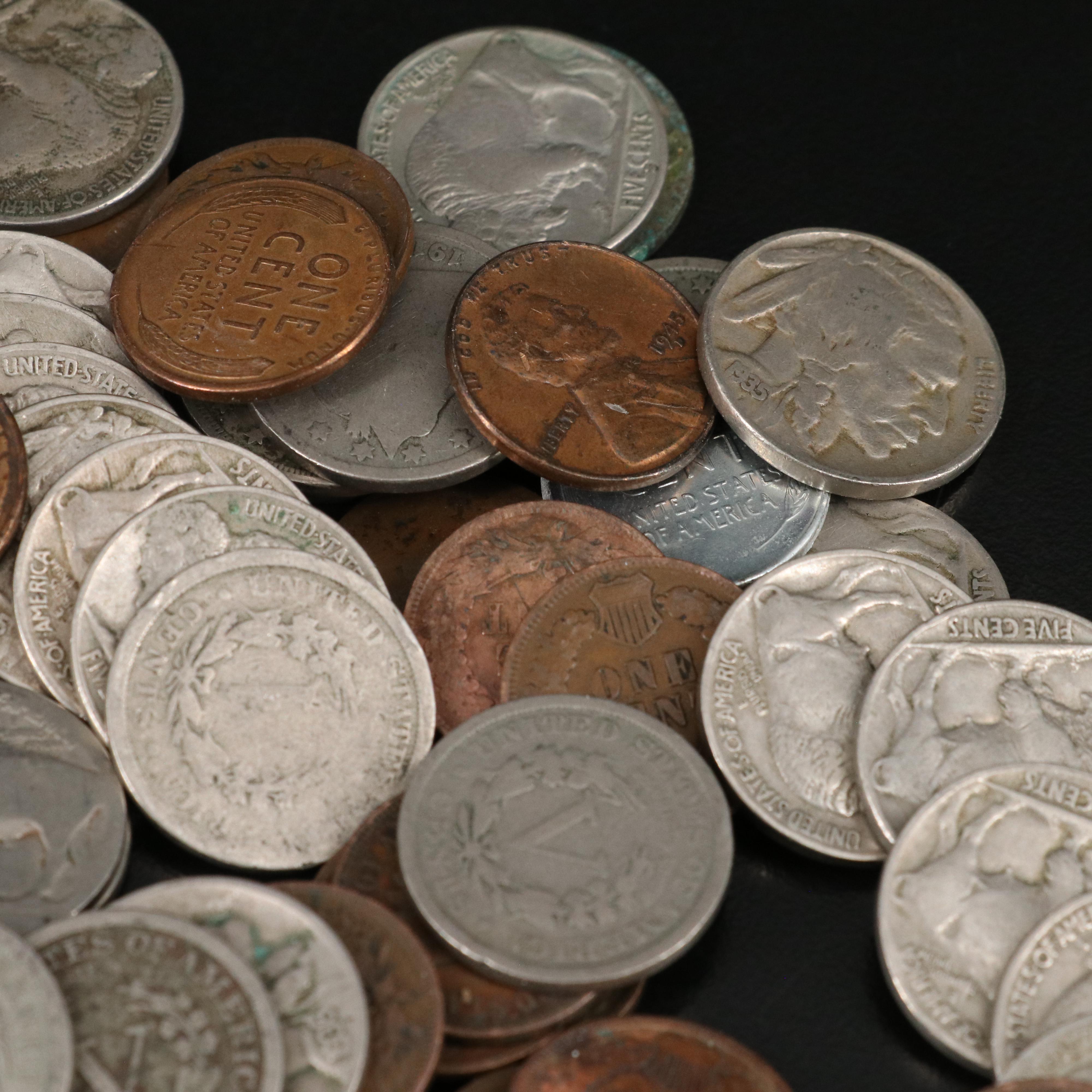 157 Antique to Vintage U.S. Coins, Including Liberty Seated