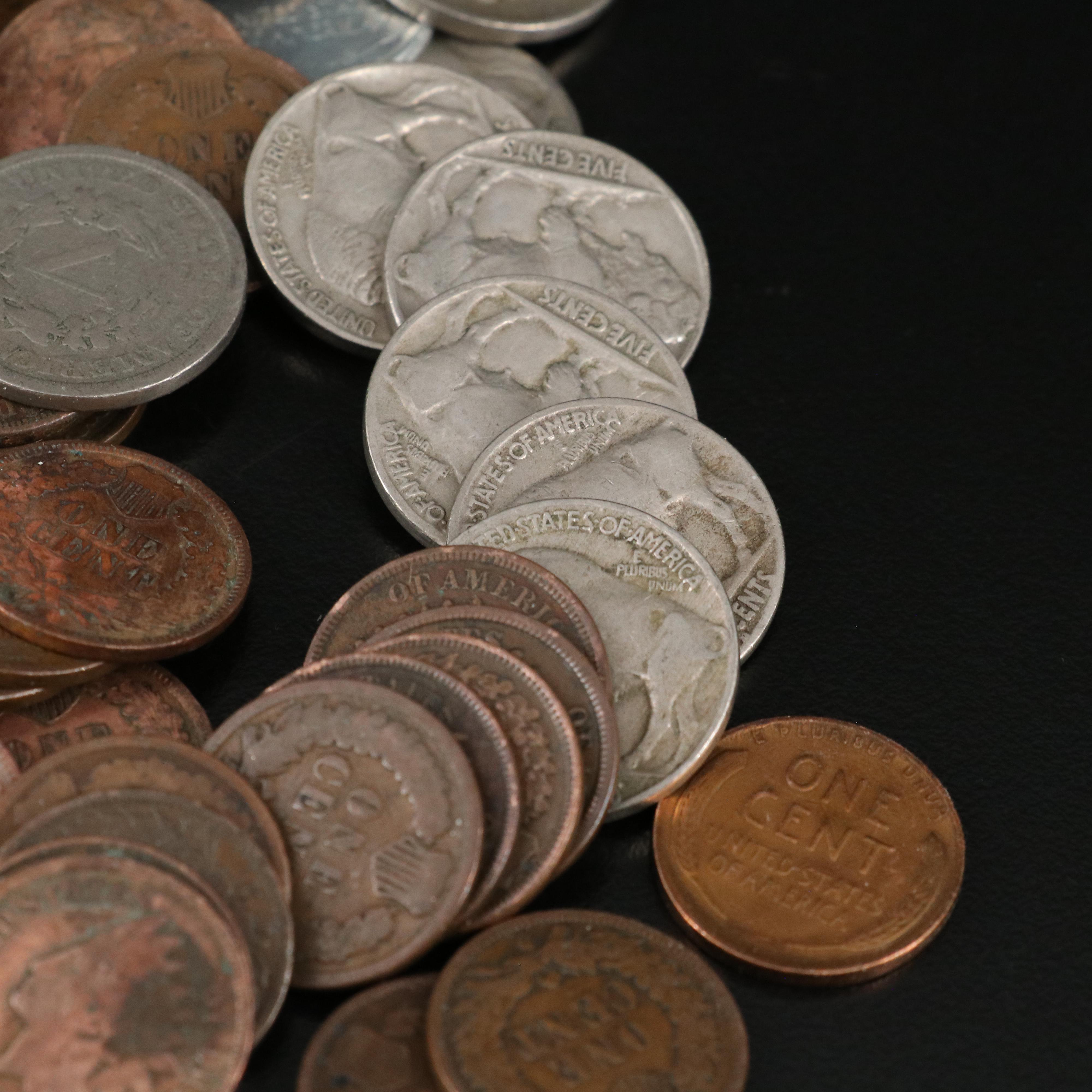 157 Antique to Vintage U.S. Coins, Including Liberty Seated