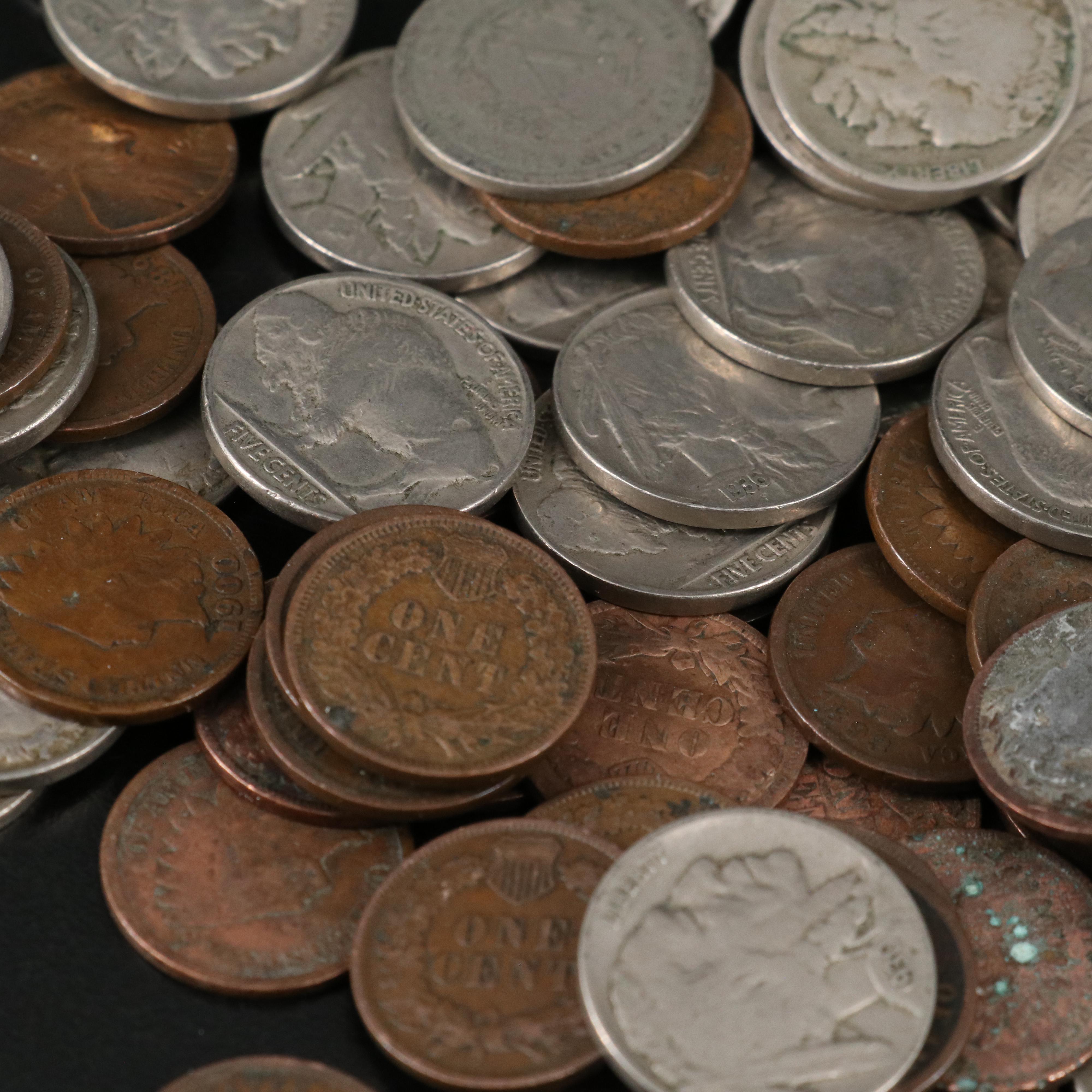 157 Antique to Vintage U.S. Coins, Including Liberty Seated