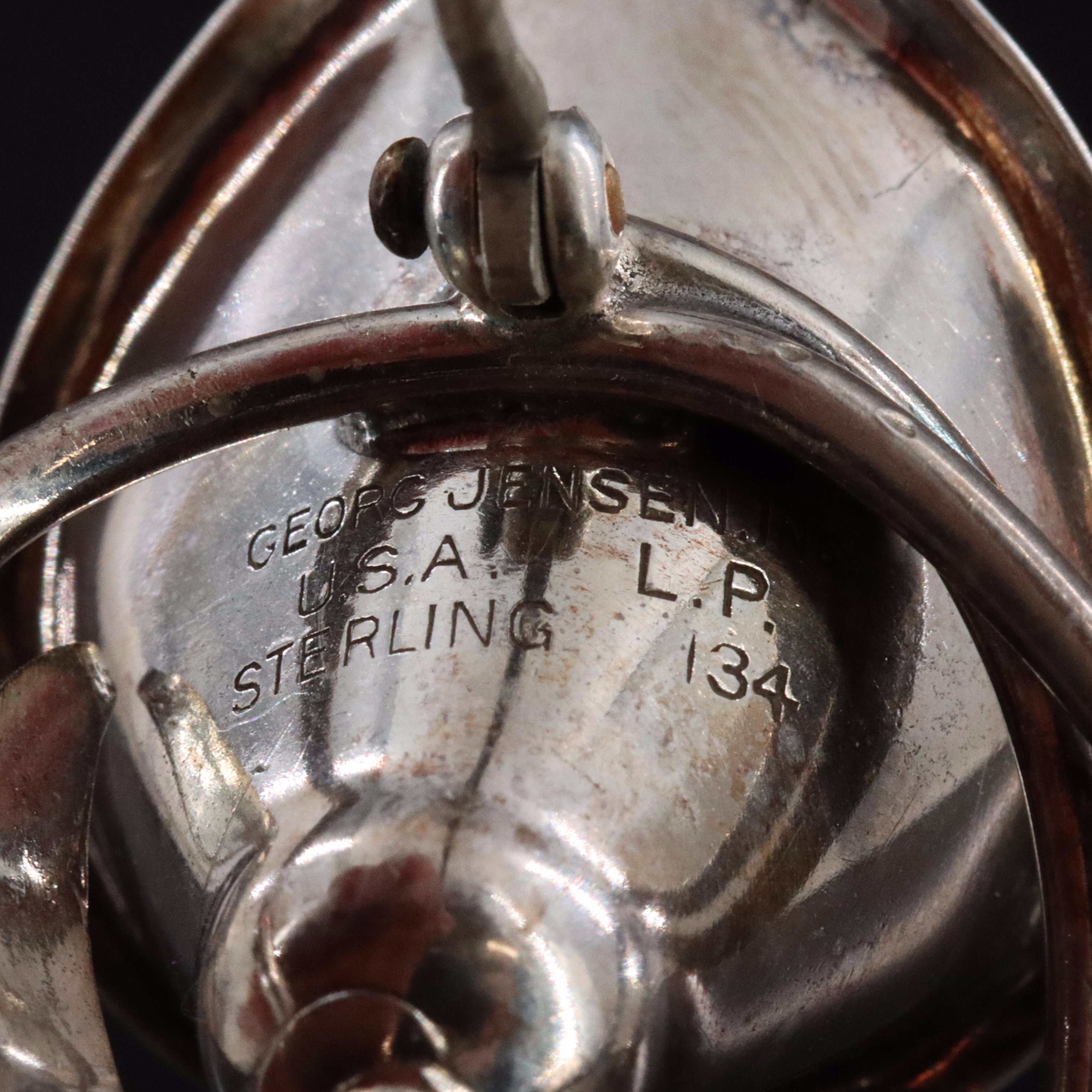 Georg Jensen USA Sterling Calla Lily Brooch