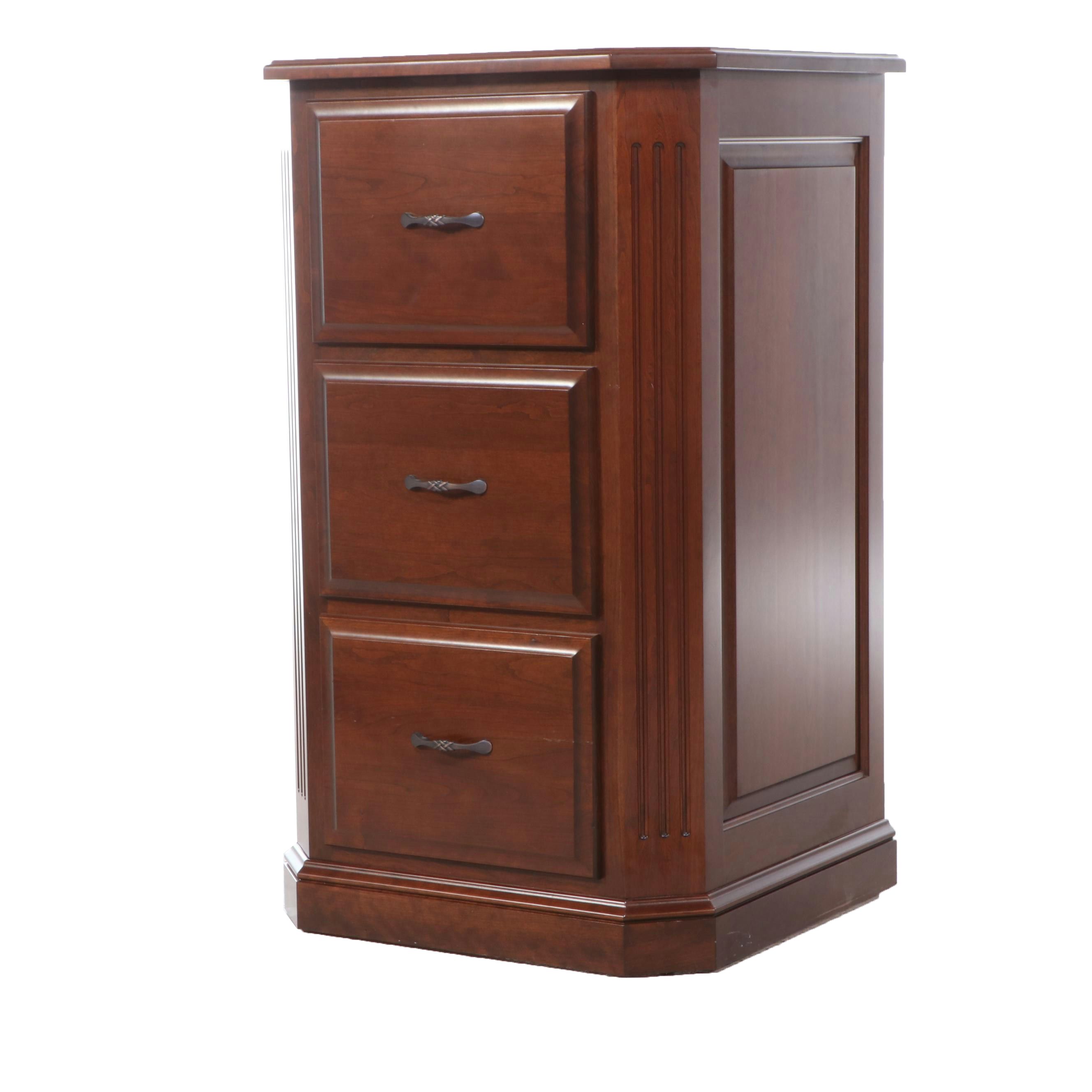 Clear Creek Furniture Cherrywood Three-Drawer File Cabinet