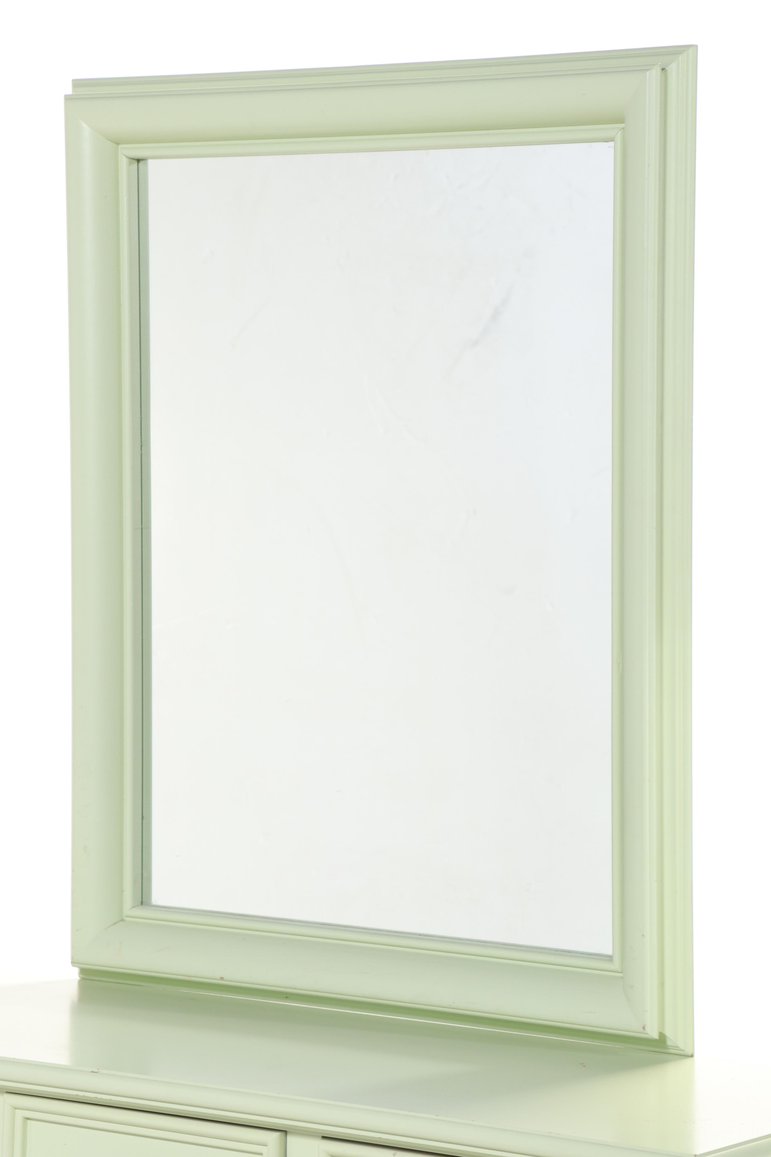 Young America by Stanley Furniture Contemporary Green Painted Wood Bedroom Set