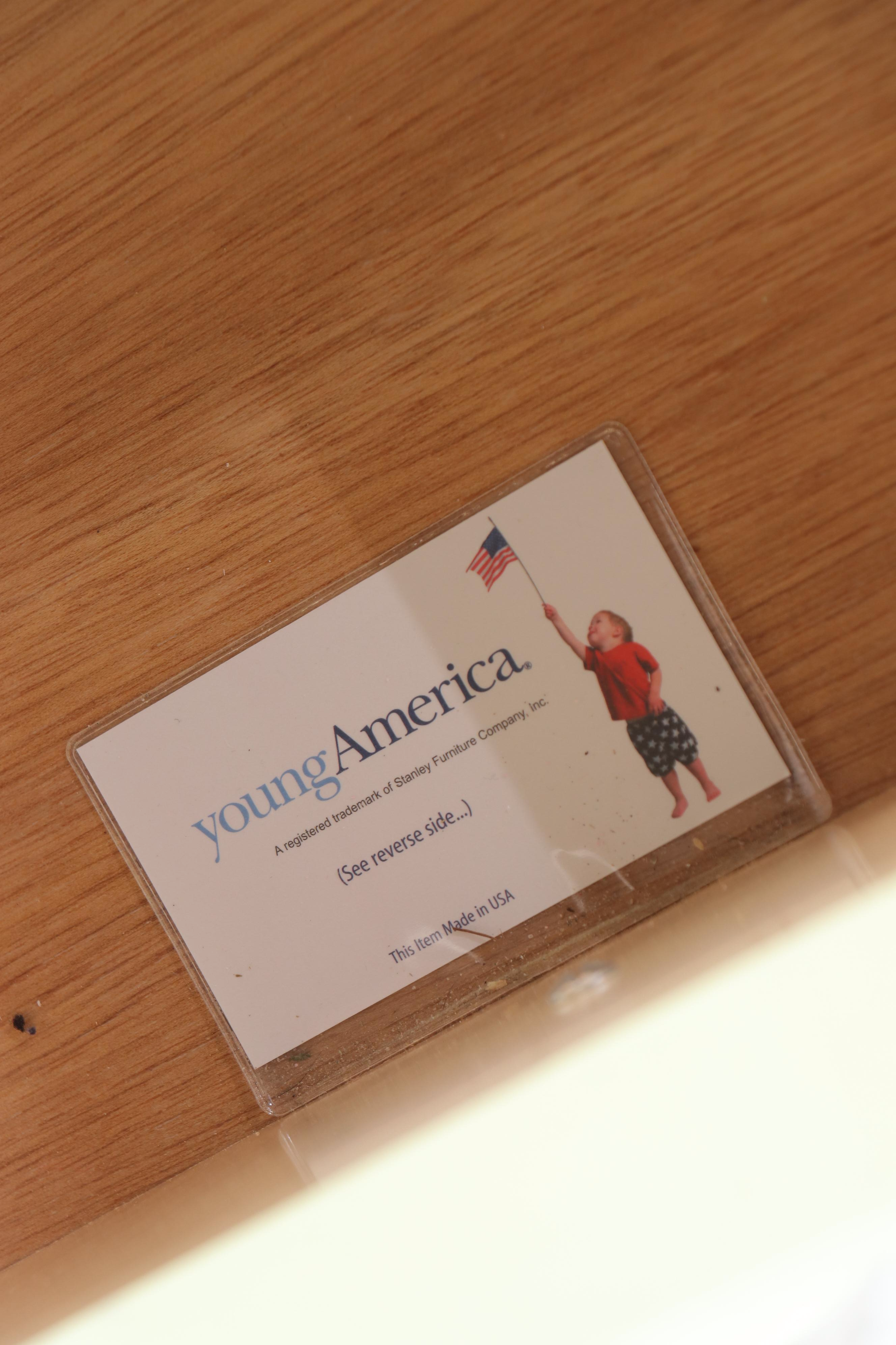 Young America by Stanley Furniture Contemporary Green Painted Wood Bedroom Set