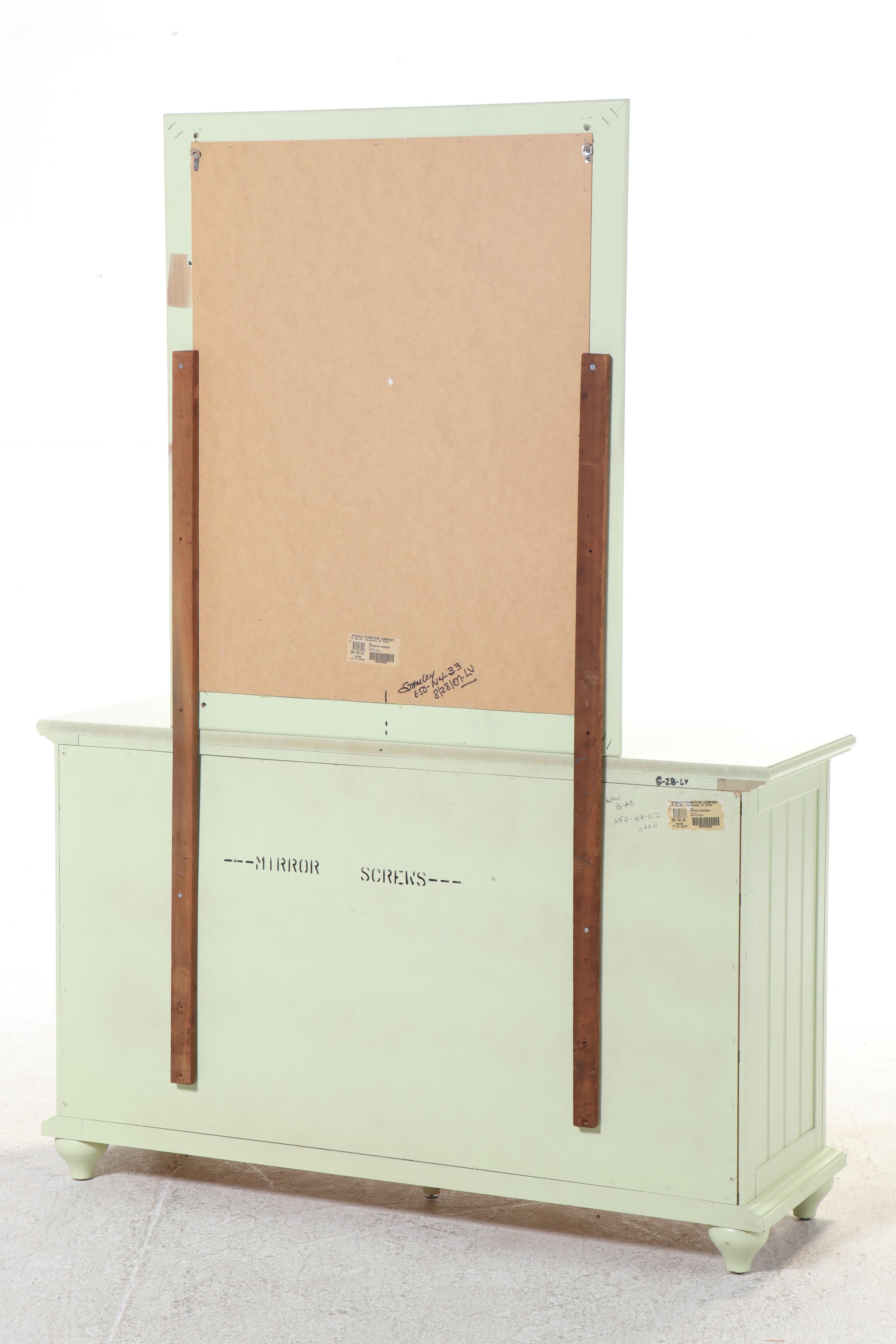 Young America by Stanley Furniture Contemporary Green Painted Wood Bedroom Set