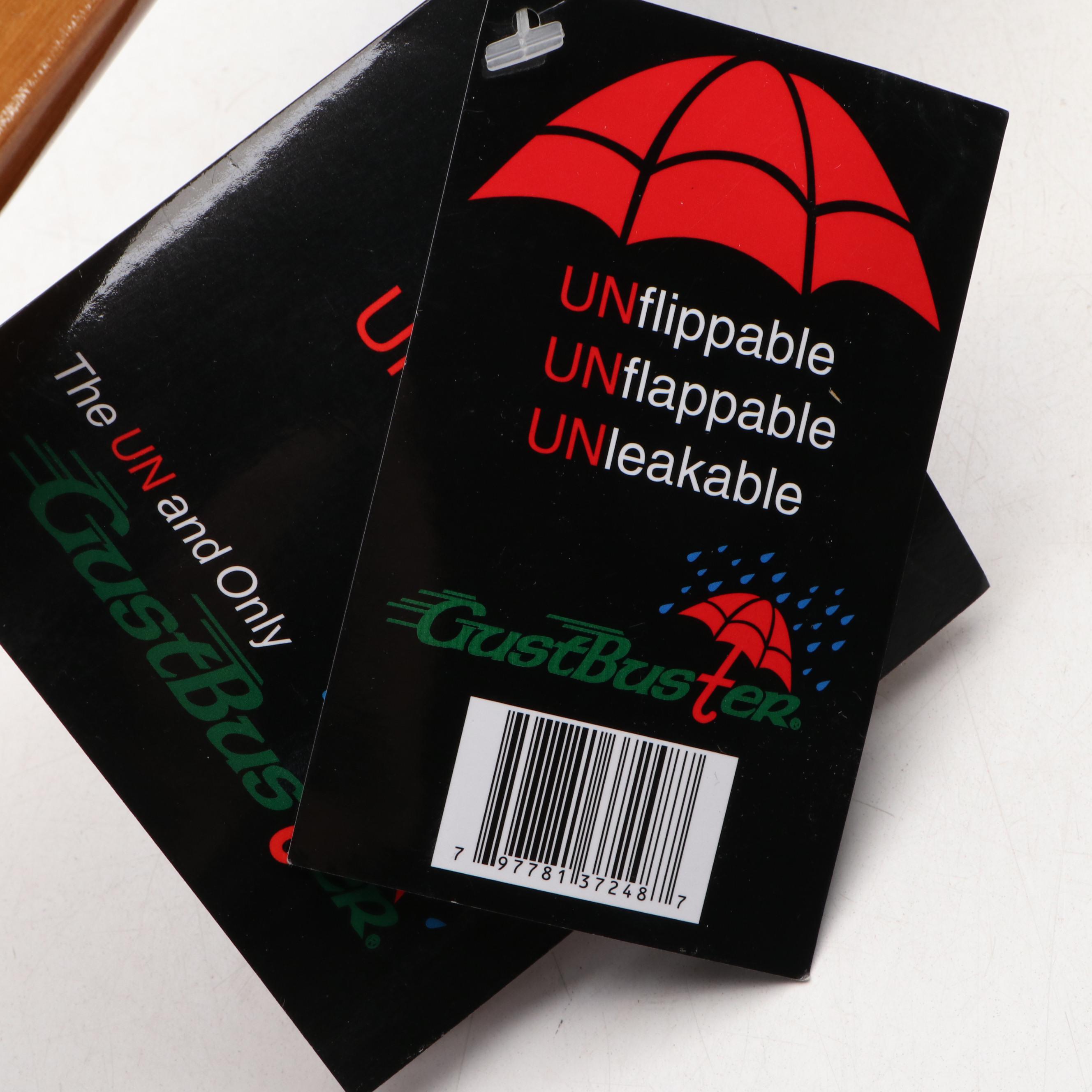 Gust Buster "The Classic" Wood Handled Nylon Umbrella