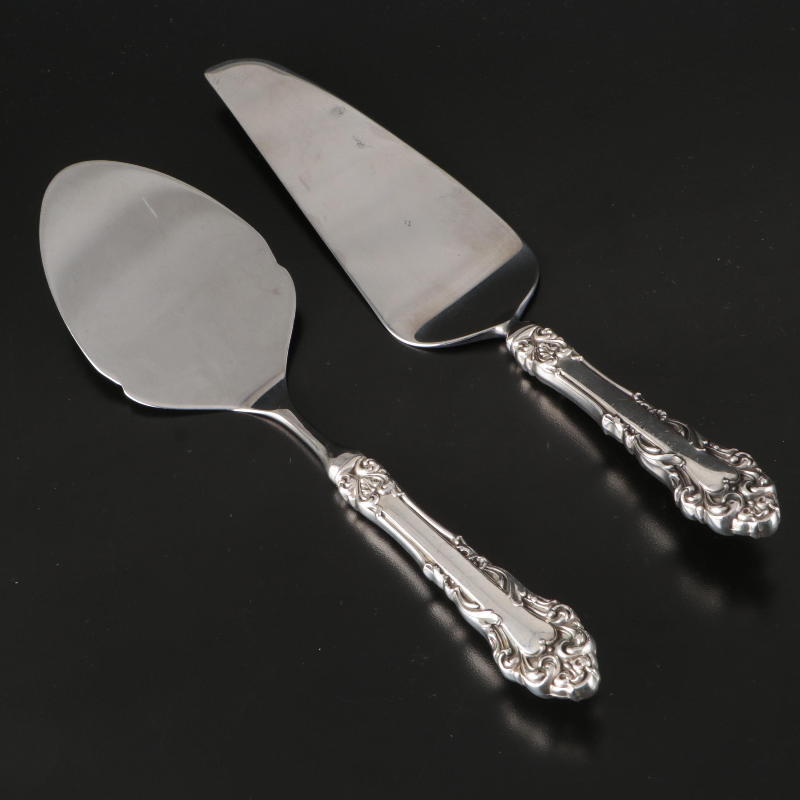 Reed & Barton "Grande Renaissance" Sterling Silver Pastry Server and Pie Server