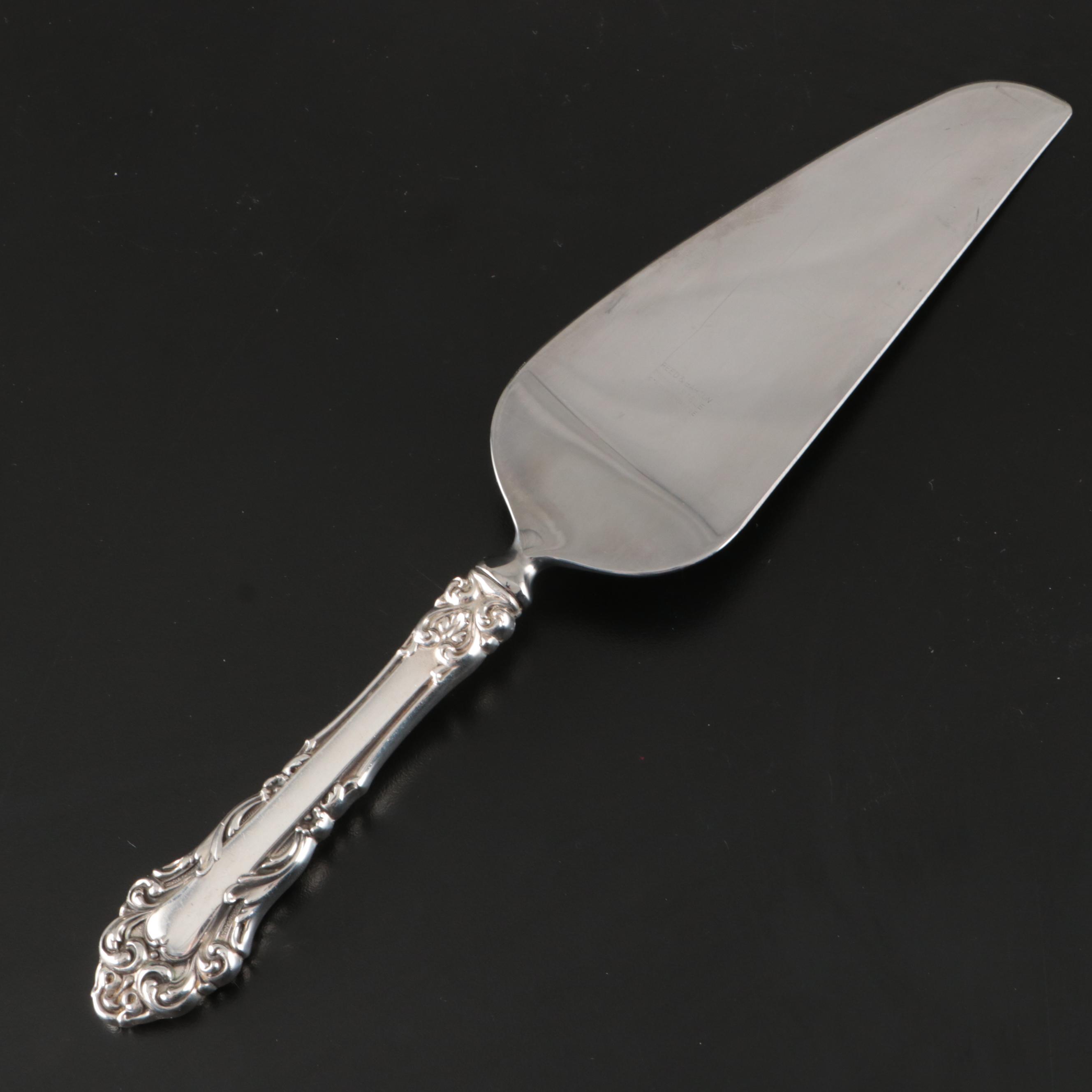 Reed & Barton "Grande Renaissance" Sterling Silver Pastry Server and Pie Server