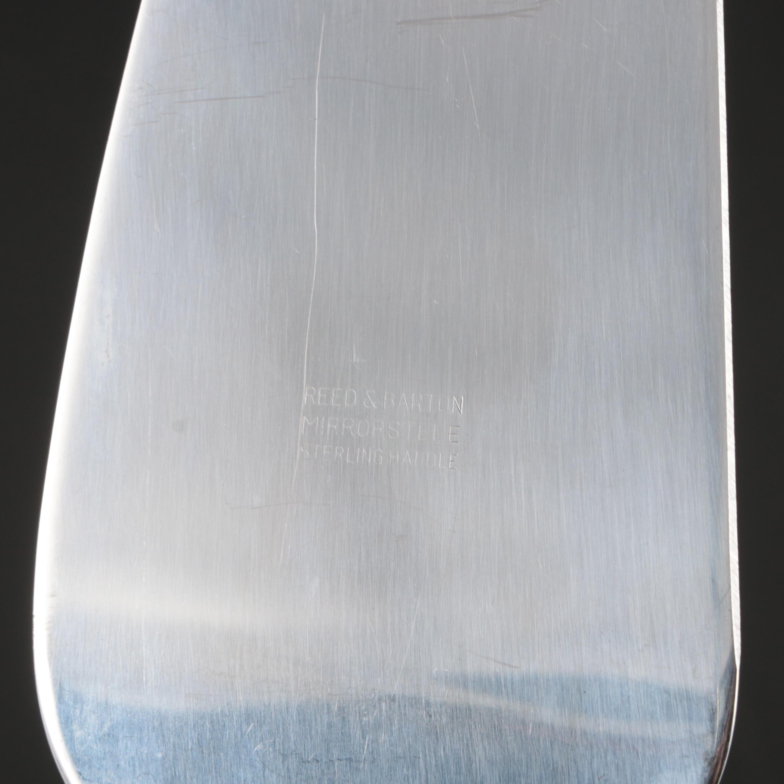 Reed & Barton "Grande Renaissance" Sterling Silver Pastry Server and Pie Server