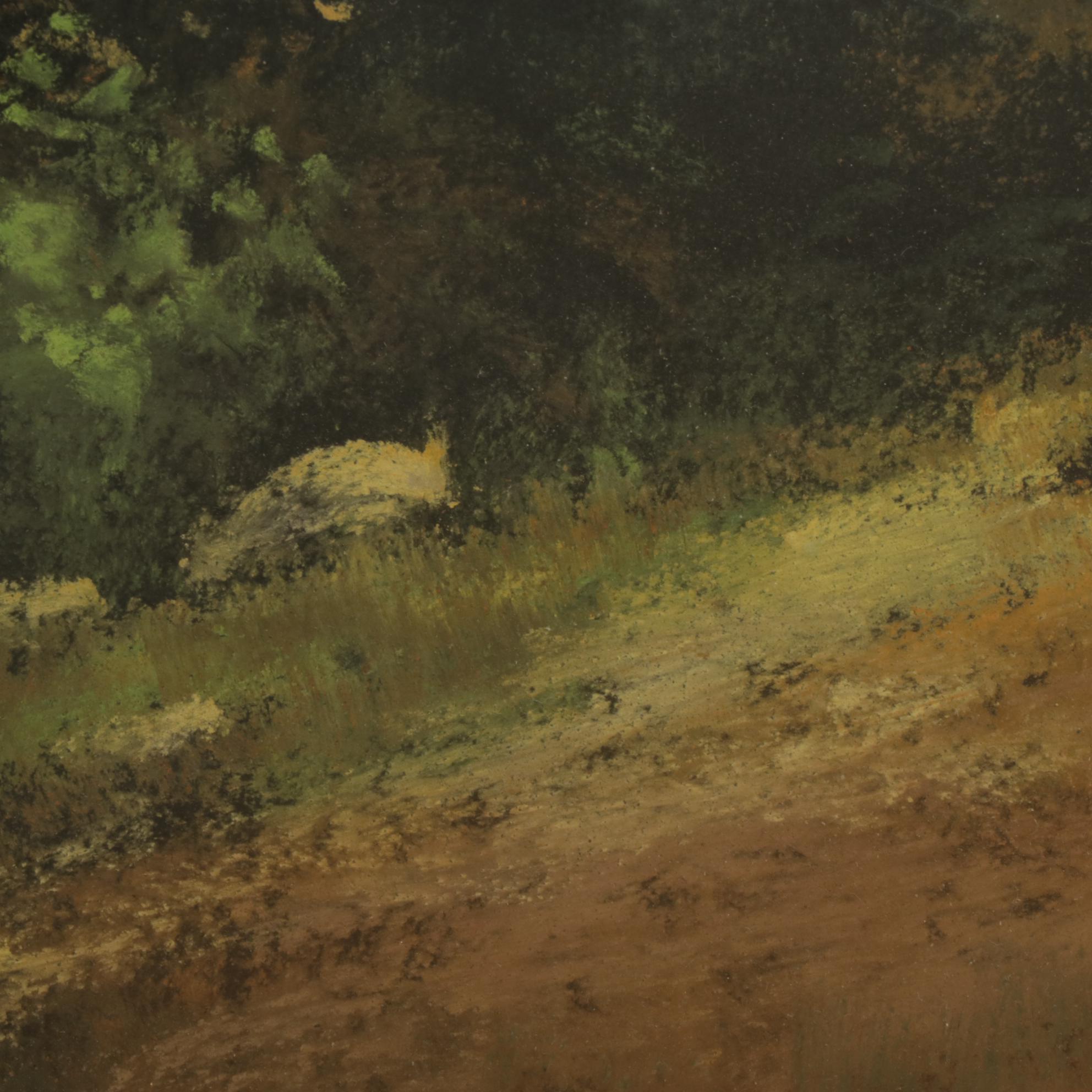 Pastel Riverside Landscape After William Henry Chandler