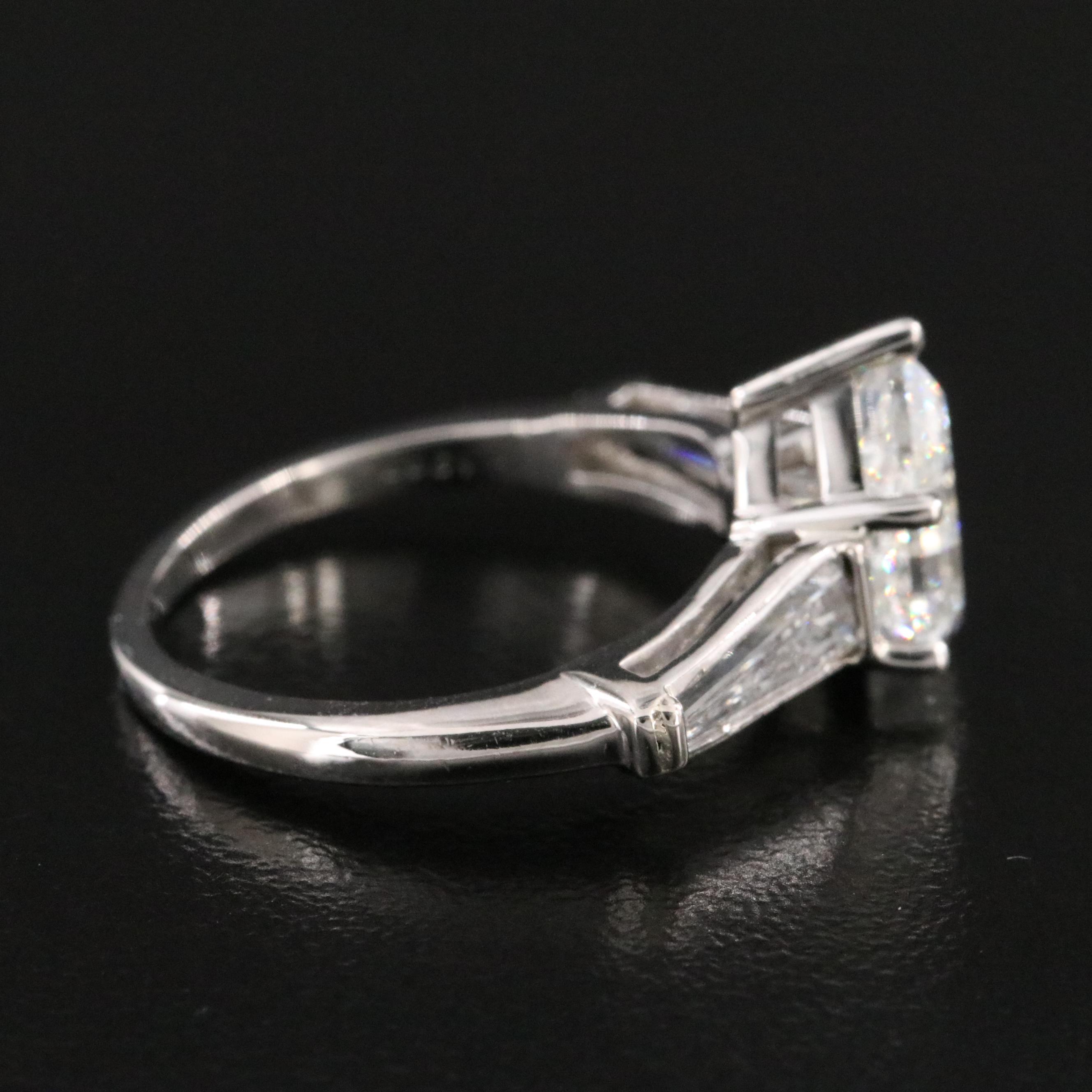 Platinum 1.97 CTW Diamond Ring with GIA Report