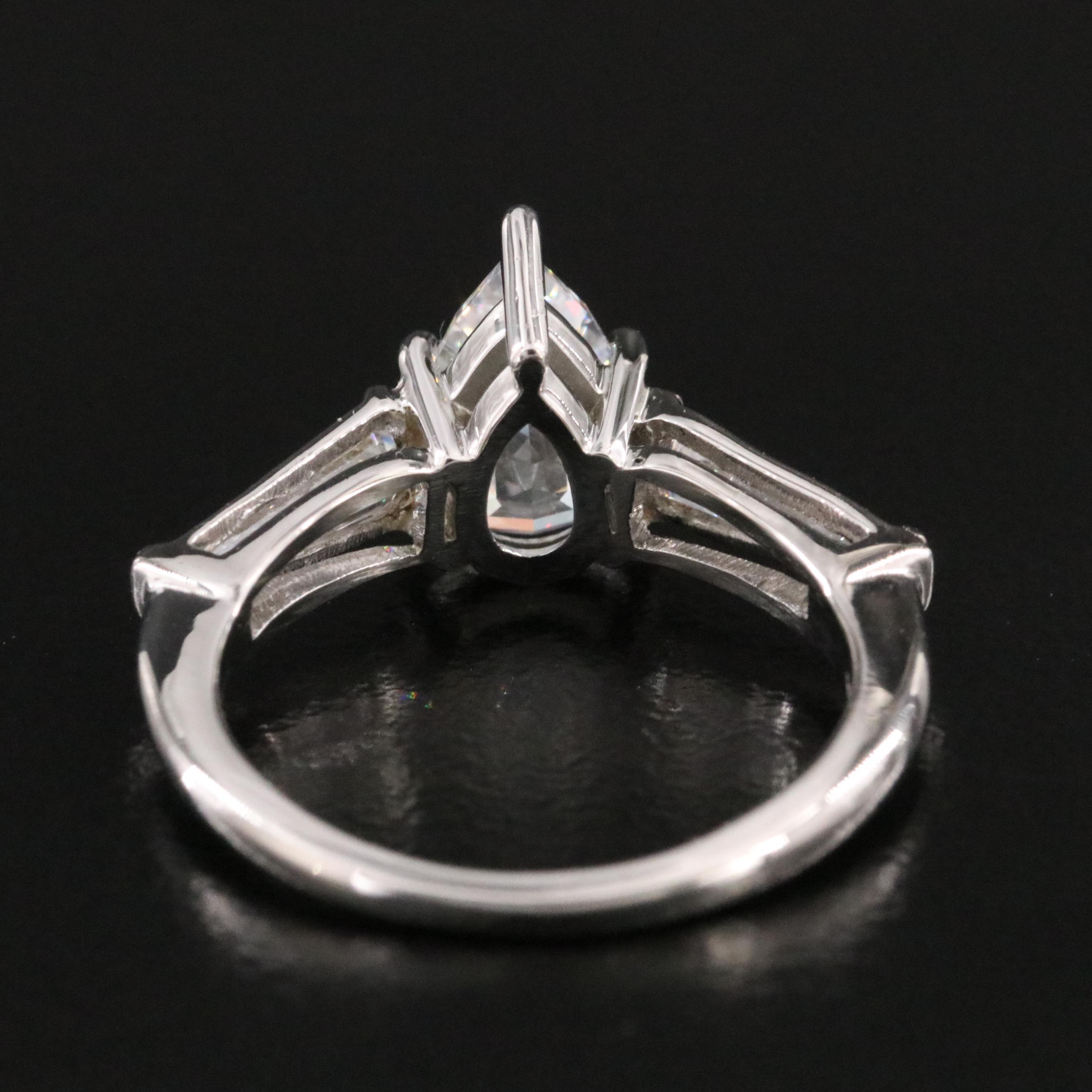 Platinum 1.97 CTW Diamond Ring with GIA Report