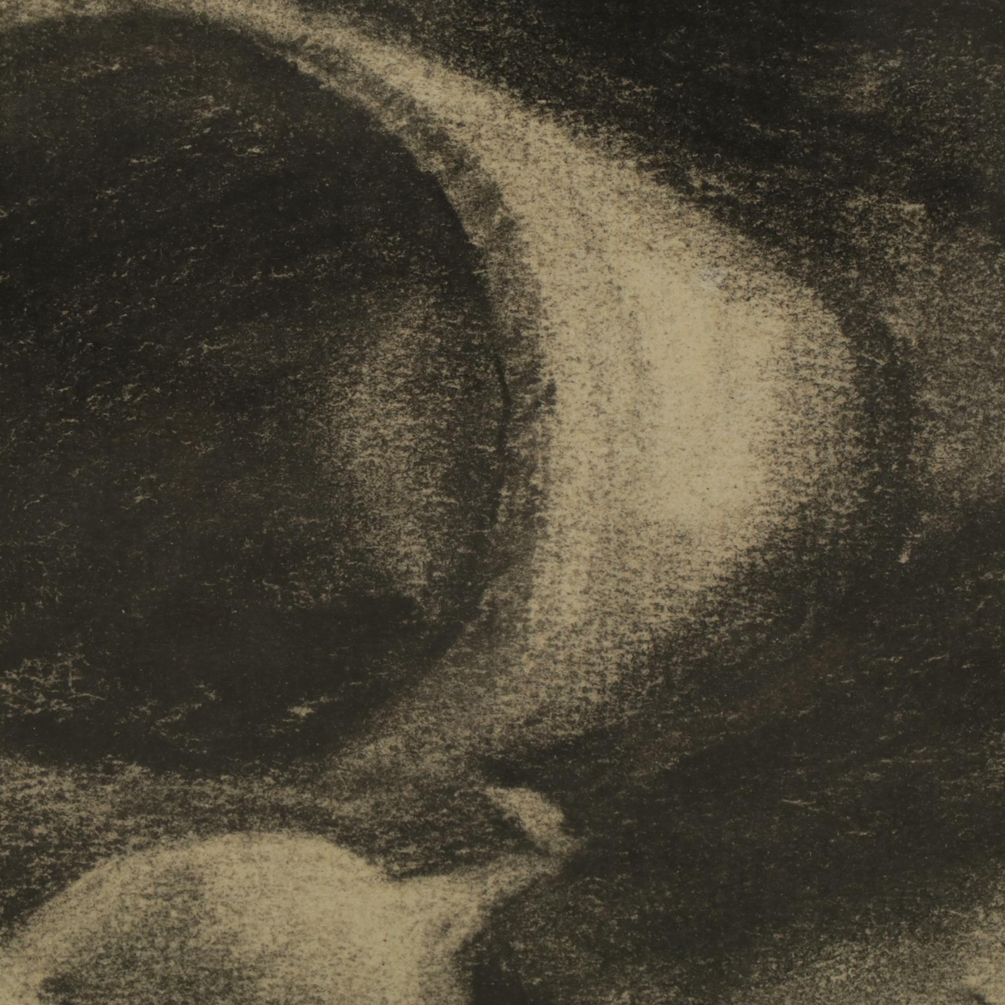 Charcoal Still Life Drawing Signed J. P. Albert