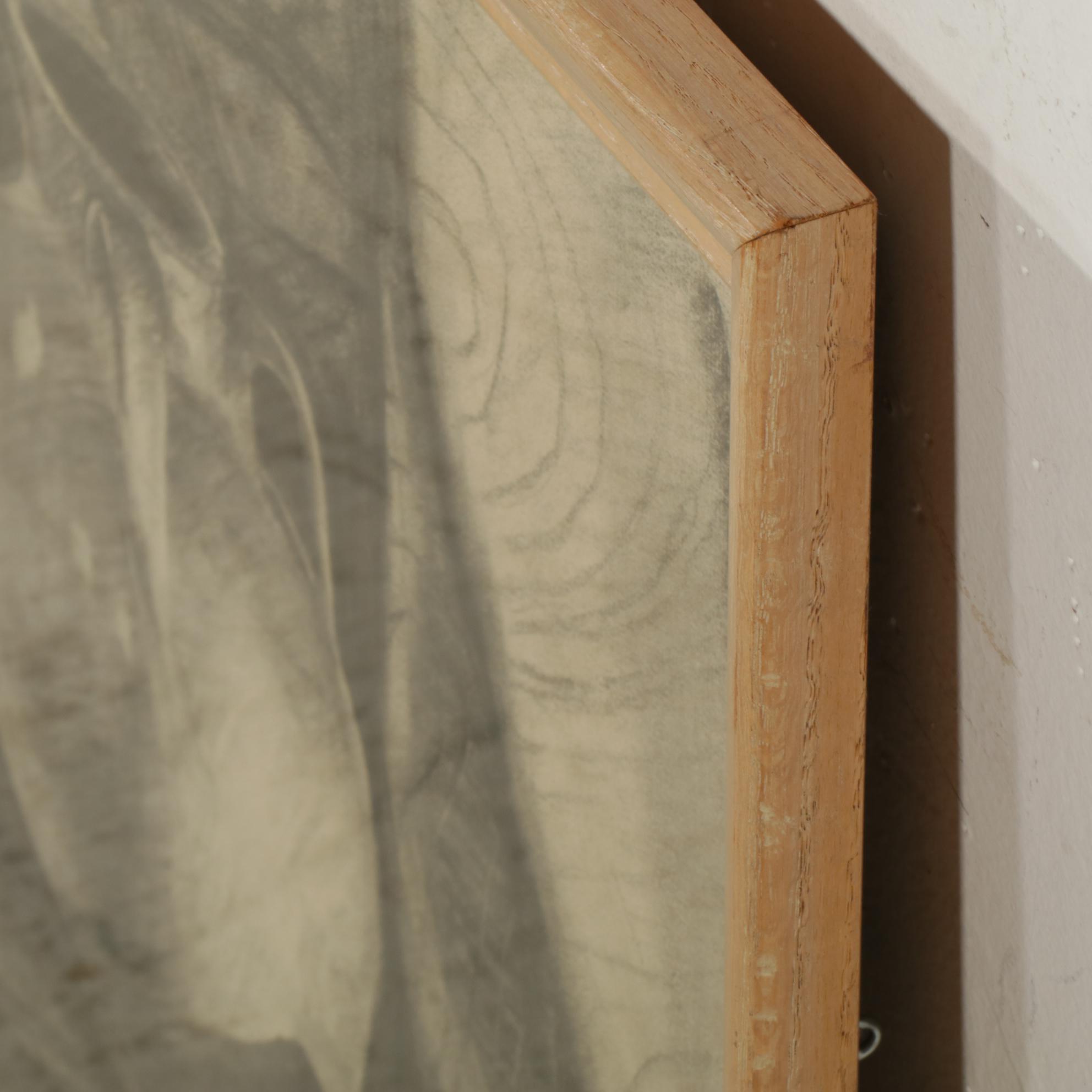 Charcoal Still Life Drawing Signed J. P. Albert