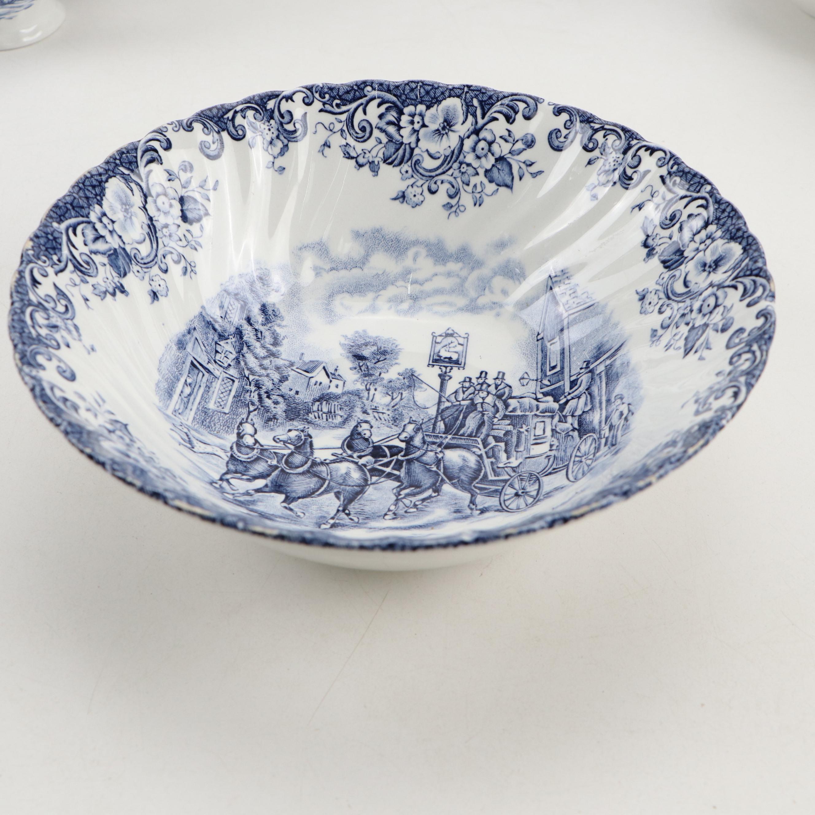 Johnson Brothers "Coaching Scenes" Ironstone Dinnerware