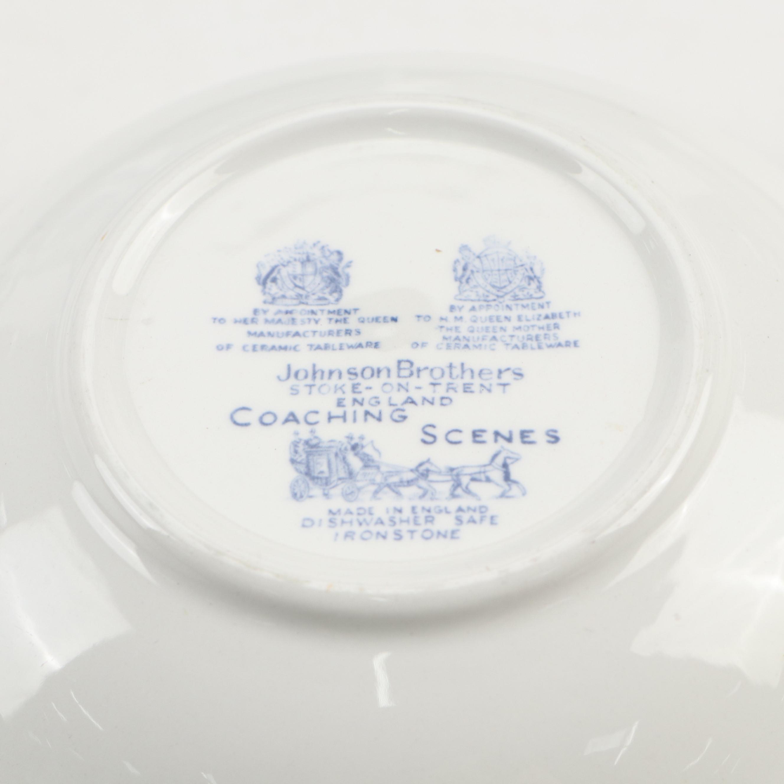 Johnson Brothers "Coaching Scenes" Ironstone Dinnerware