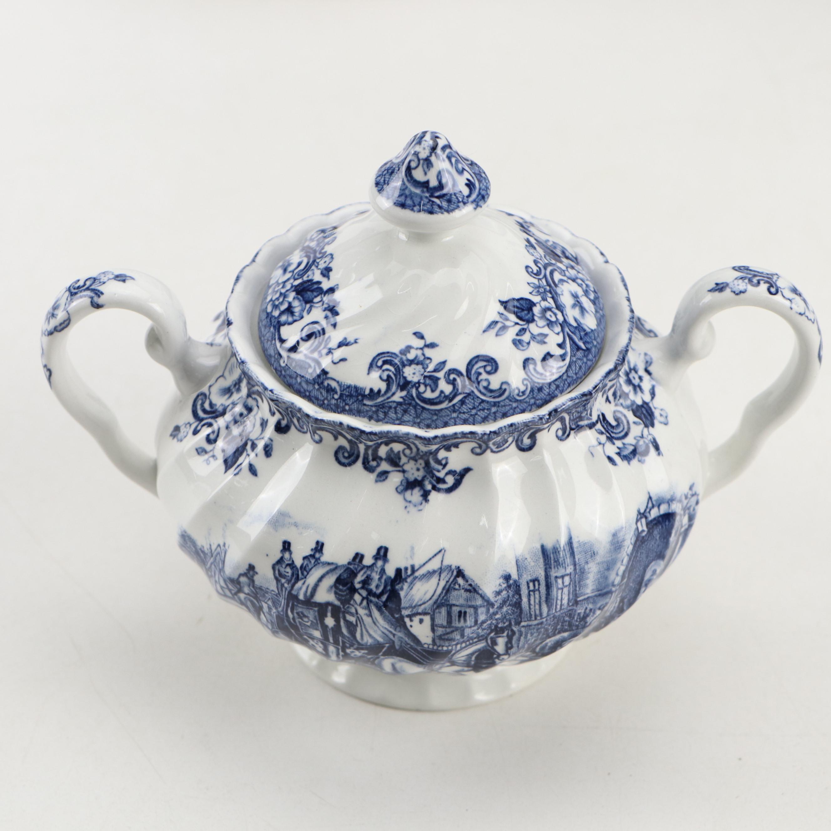 Johnson Brothers "Coaching Scenes" Ironstone Dinnerware