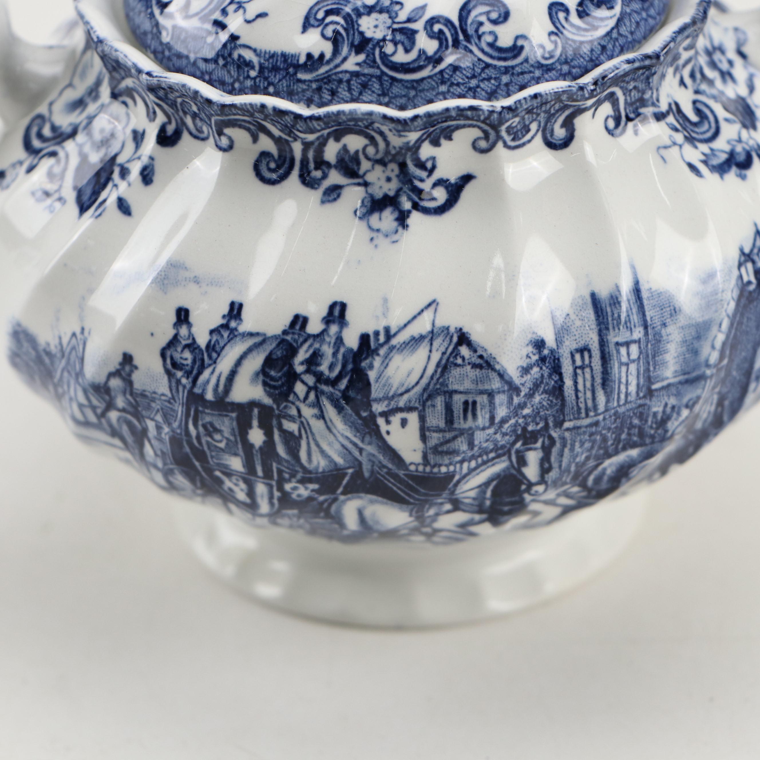 Johnson Brothers "Coaching Scenes" Ironstone Dinnerware