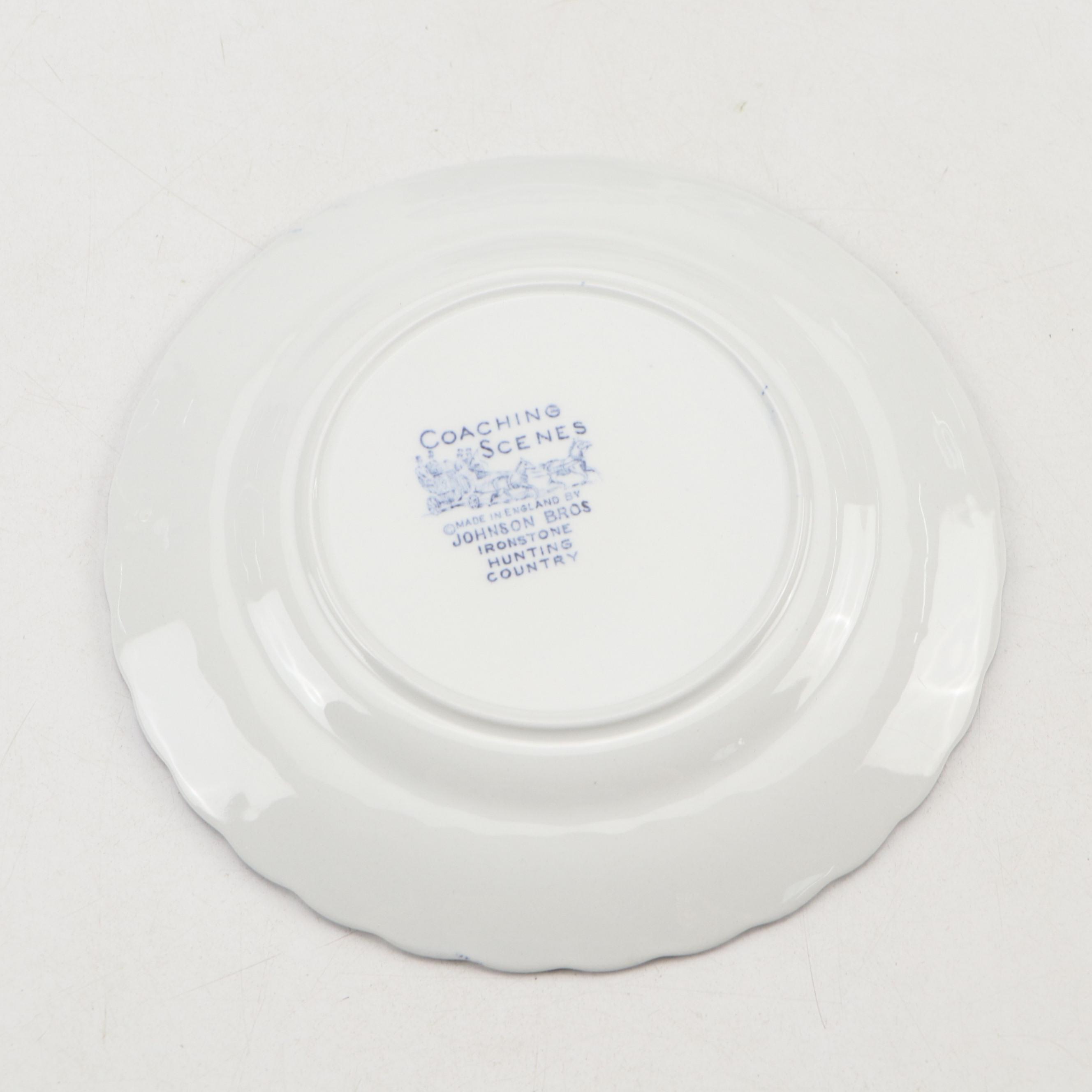 Johnson Brothers "Coaching Scenes" Ironstone Dinnerware
