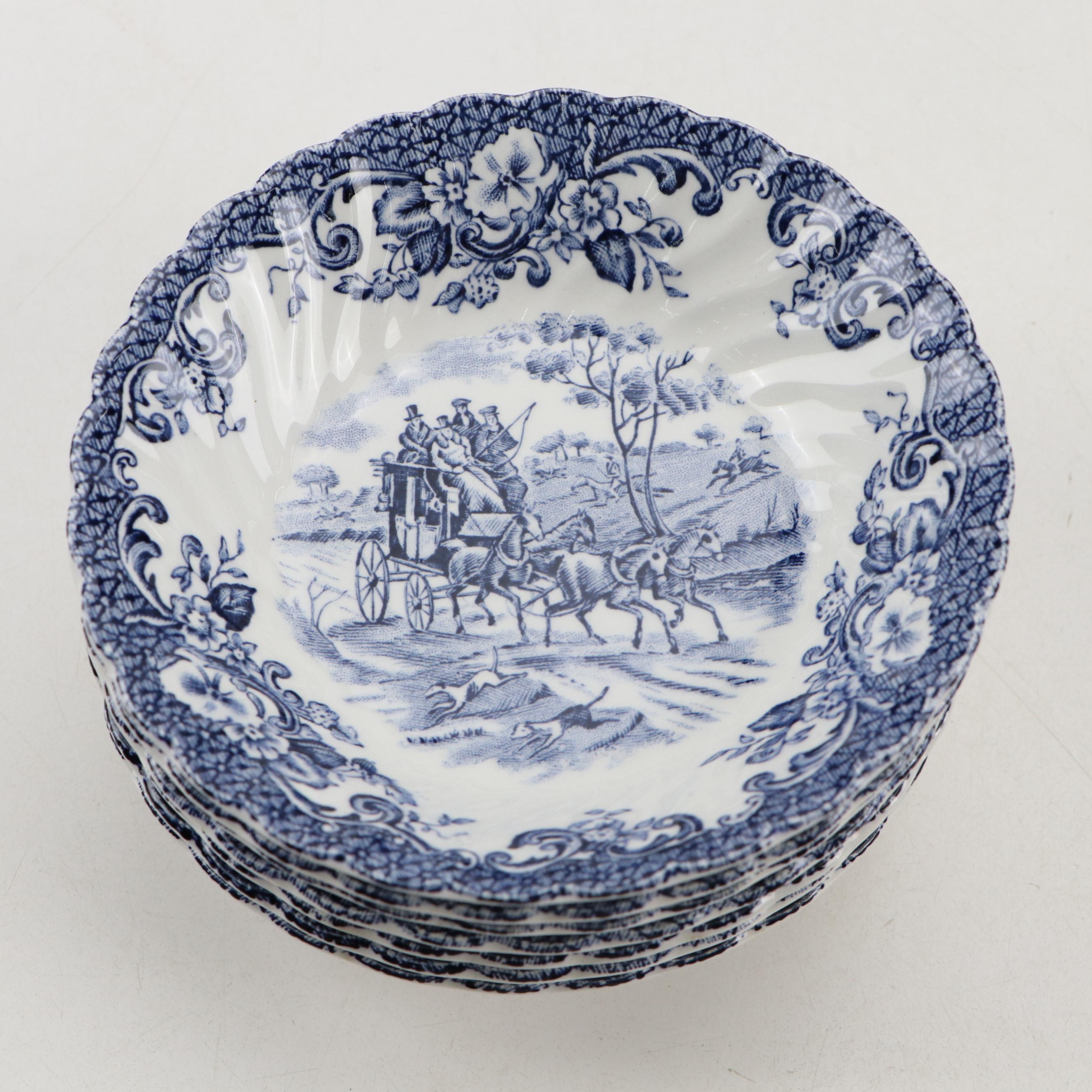 Johnson Brothers "Coaching Scenes" Ironstone Dinnerware