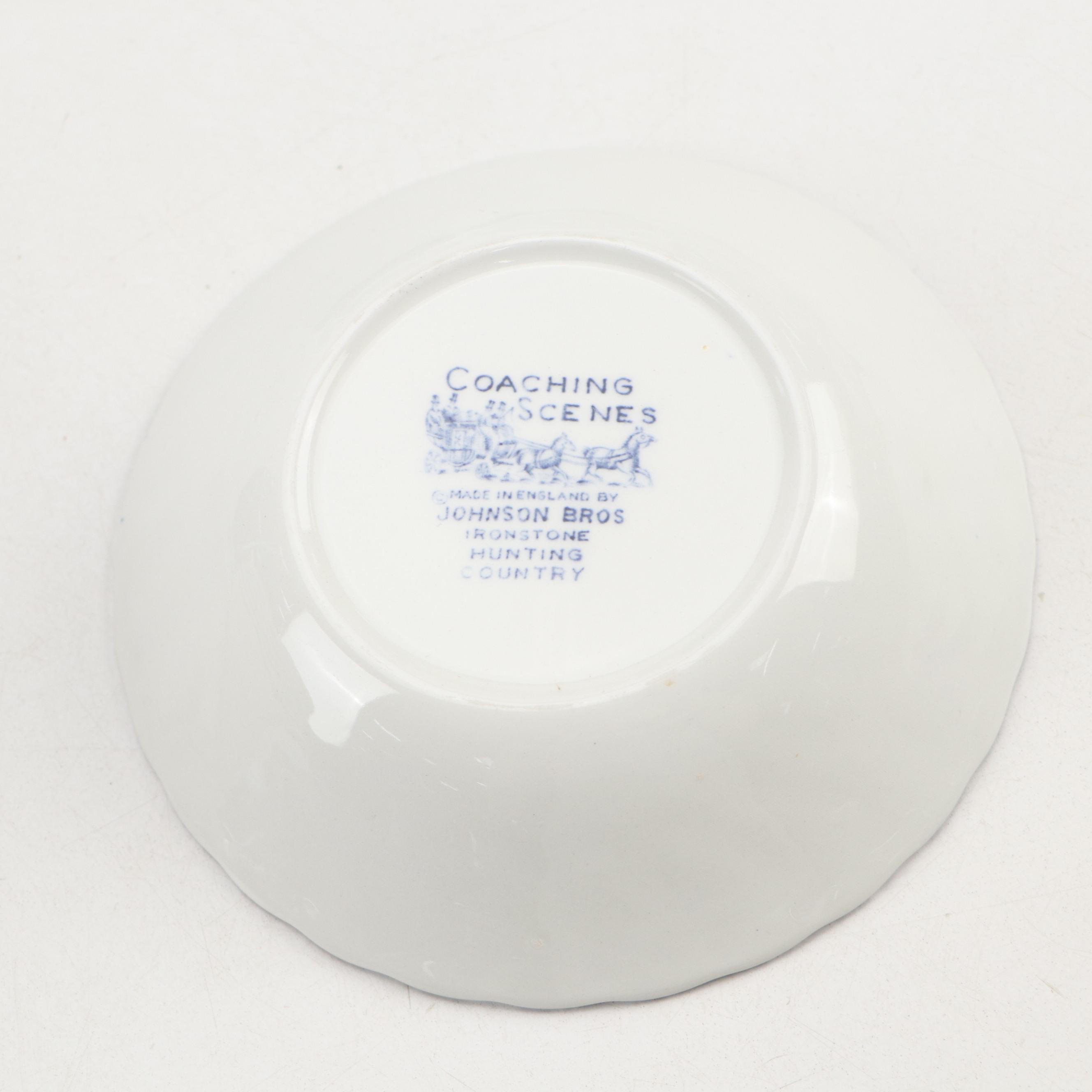 Johnson Brothers "Coaching Scenes" Ironstone Dinnerware