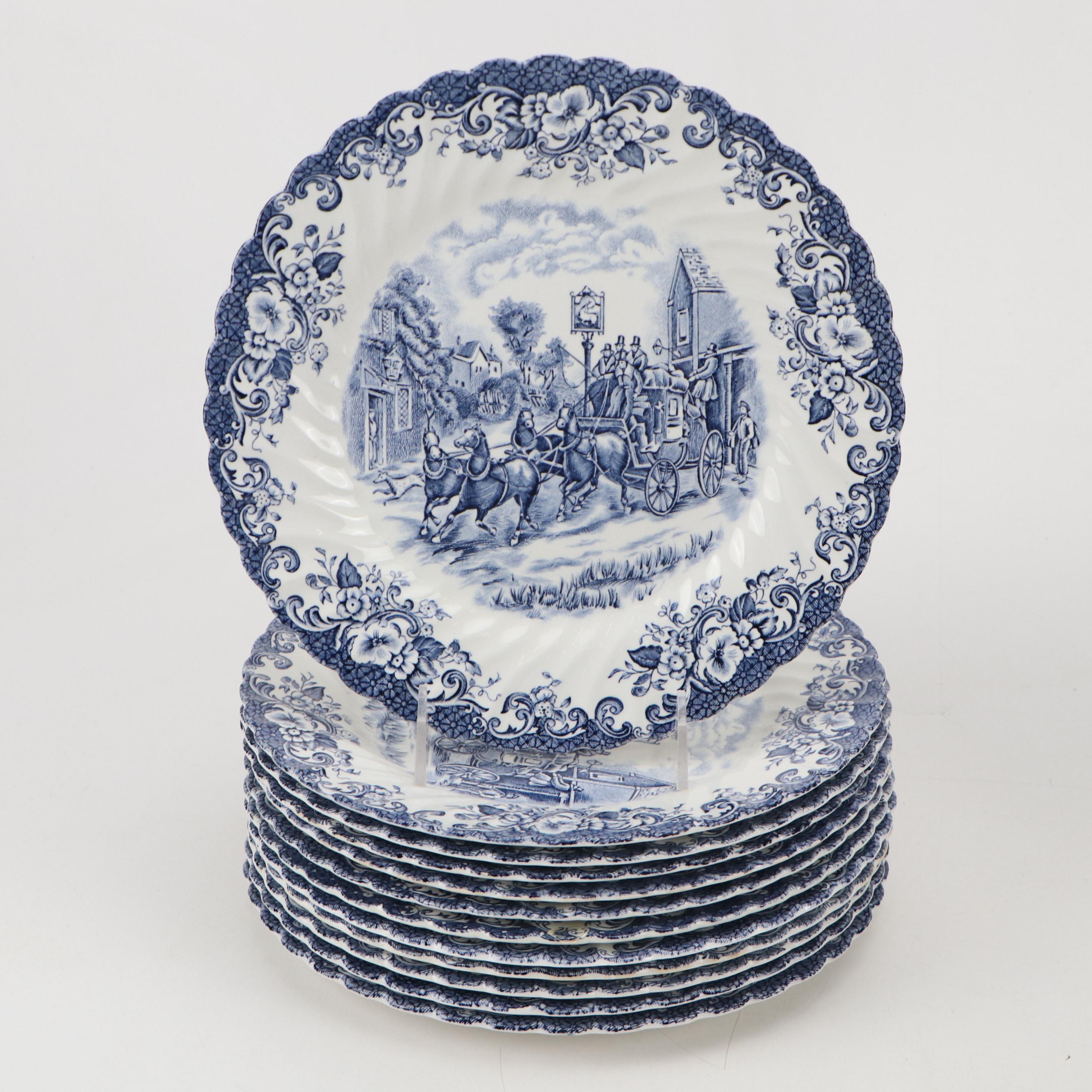 Johnson Brothers "Coaching Scenes" Ironstone Dinnerware