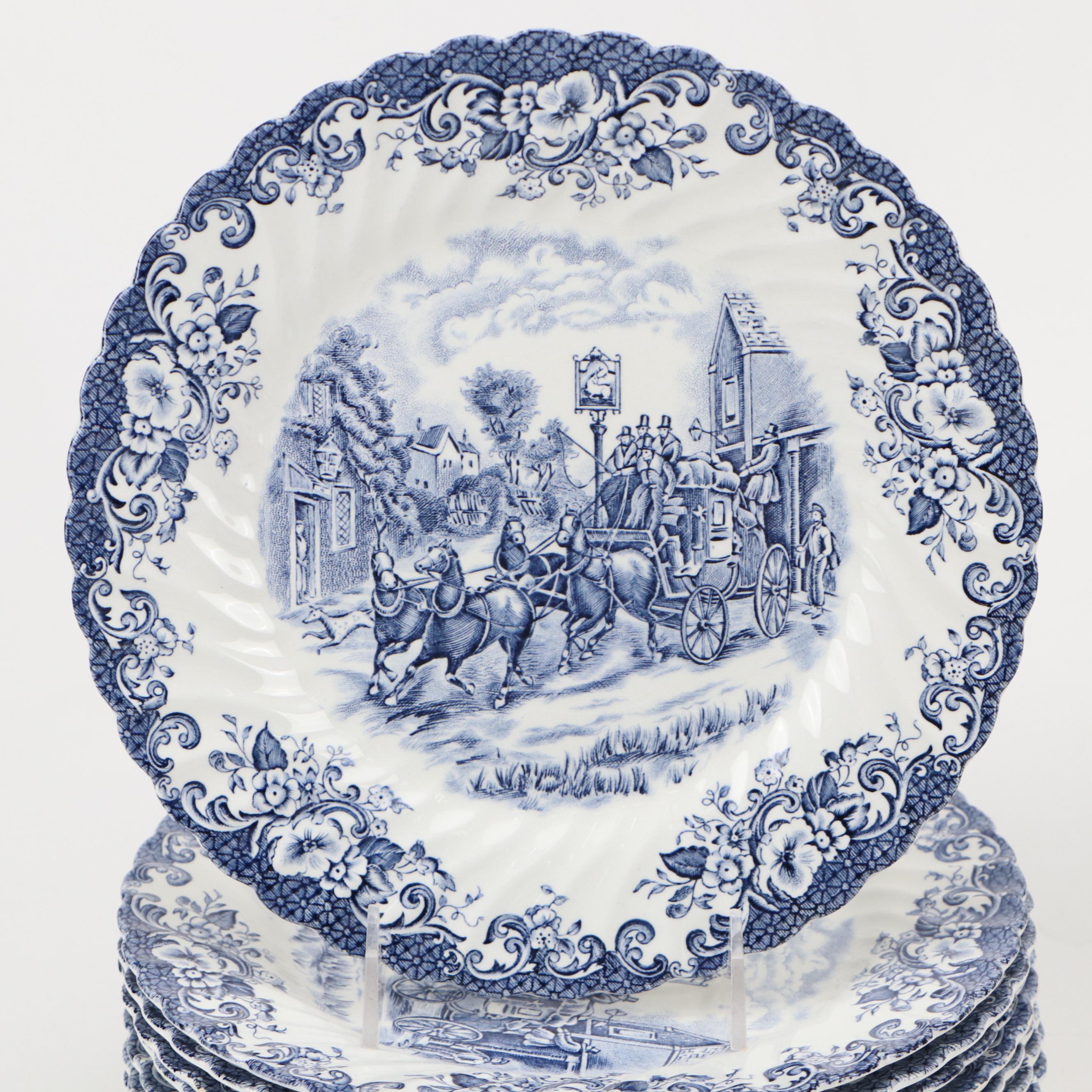 Johnson Brothers "Coaching Scenes" Ironstone Dinnerware